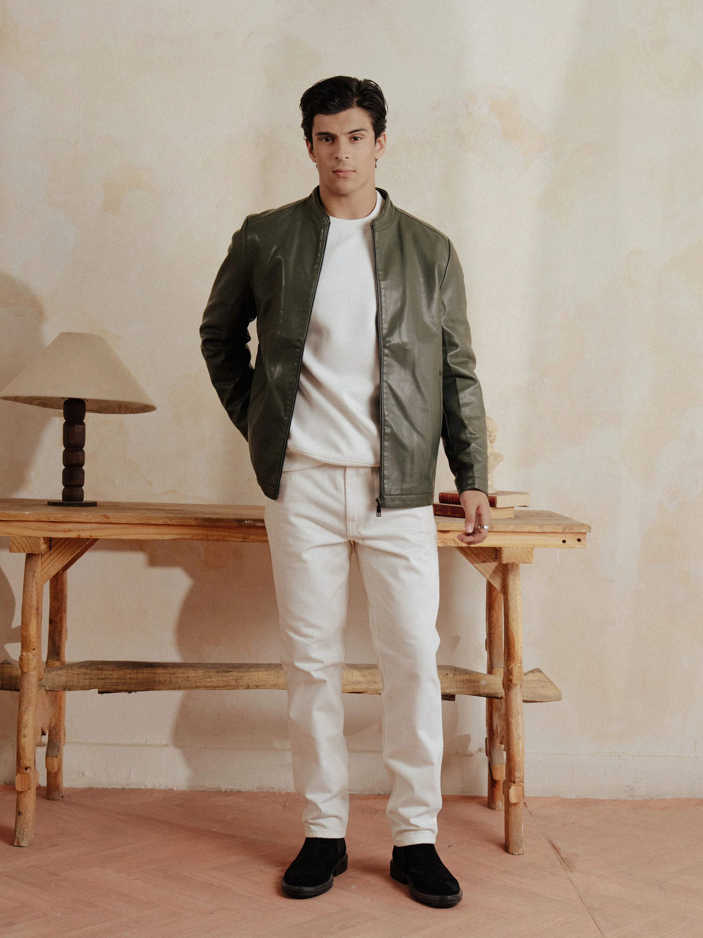 Men's Olive Jacket - EMTJ24-020 - Image 3