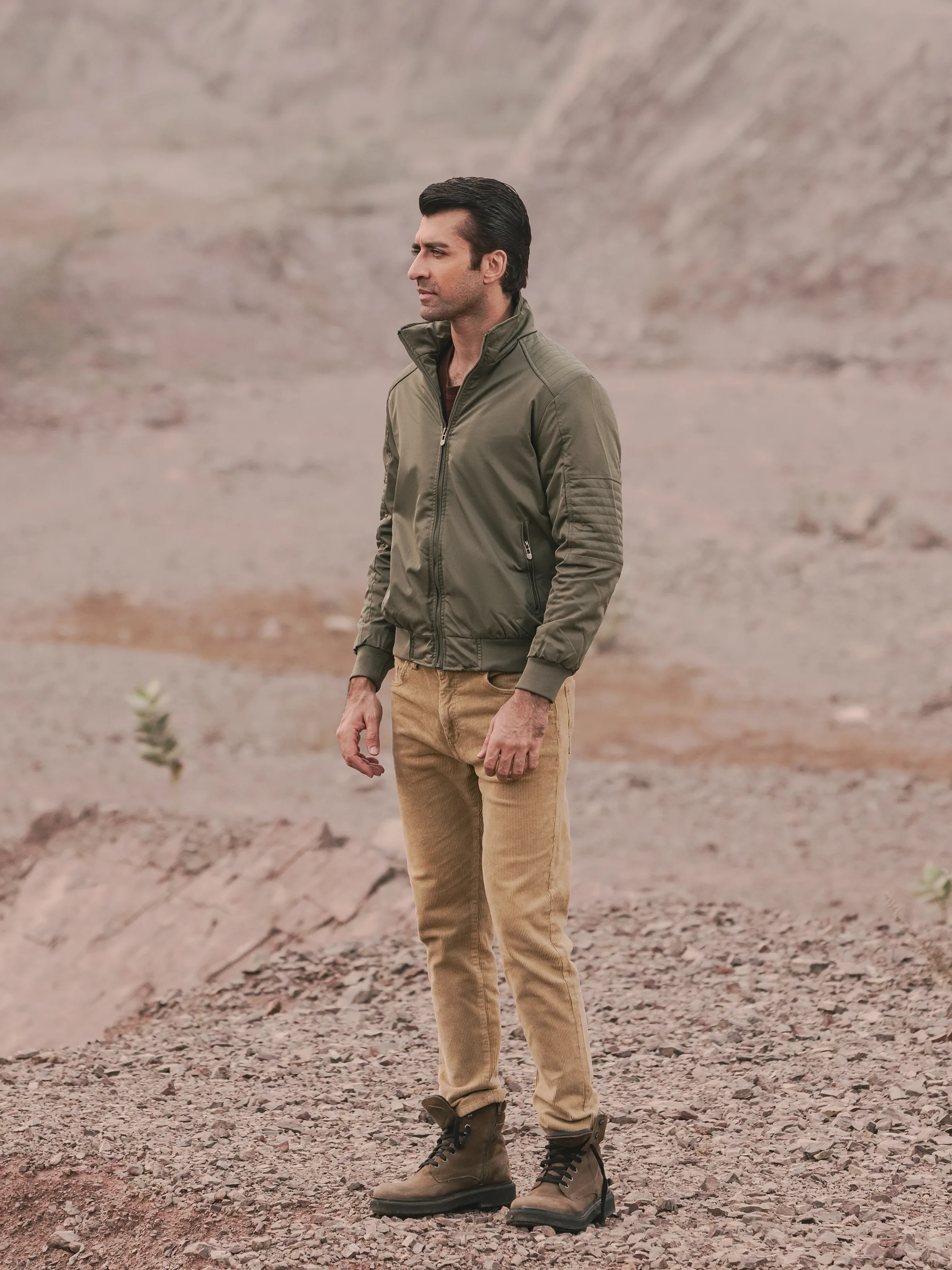 Men's Olive Jacket - EMTJP24-021 - Image 3