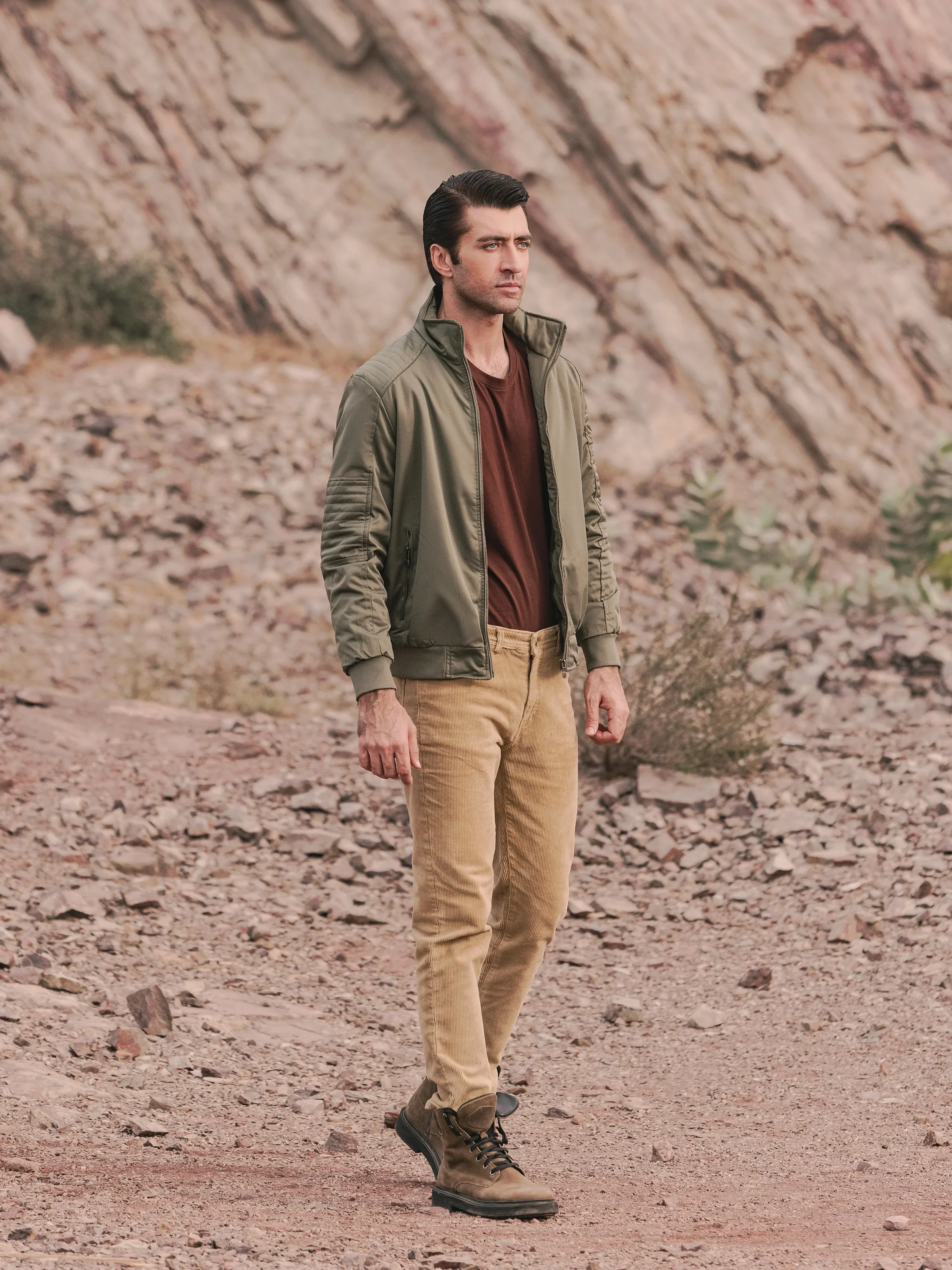 Men's Olive Jacket - EMTJP24-021 - Image 5