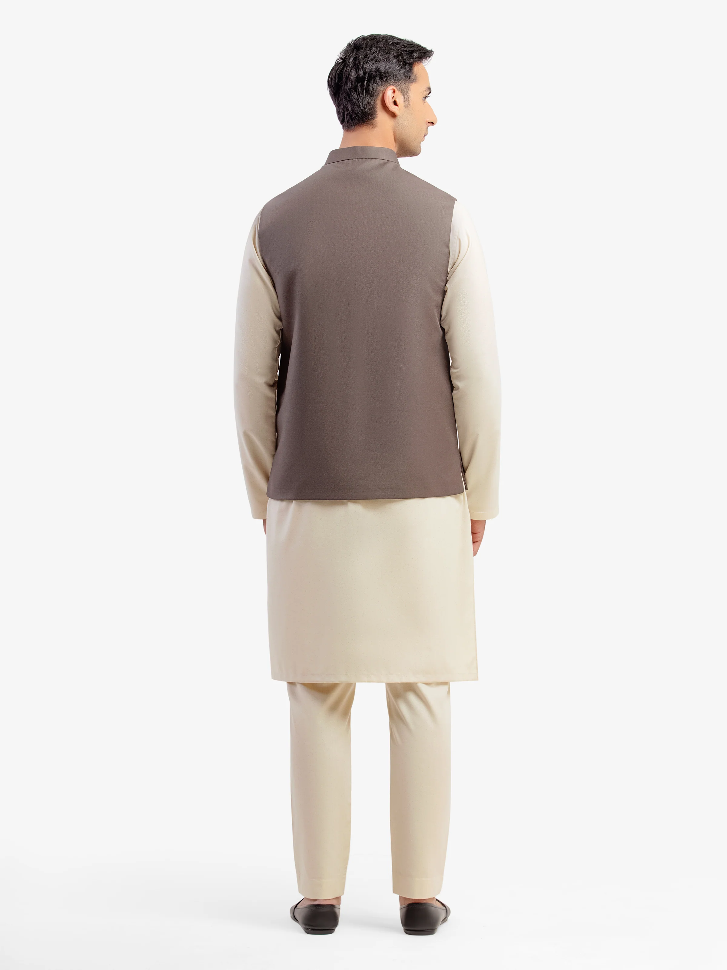 Men's Olive Waist Coat - EMTWCP5-35973 - Image 5