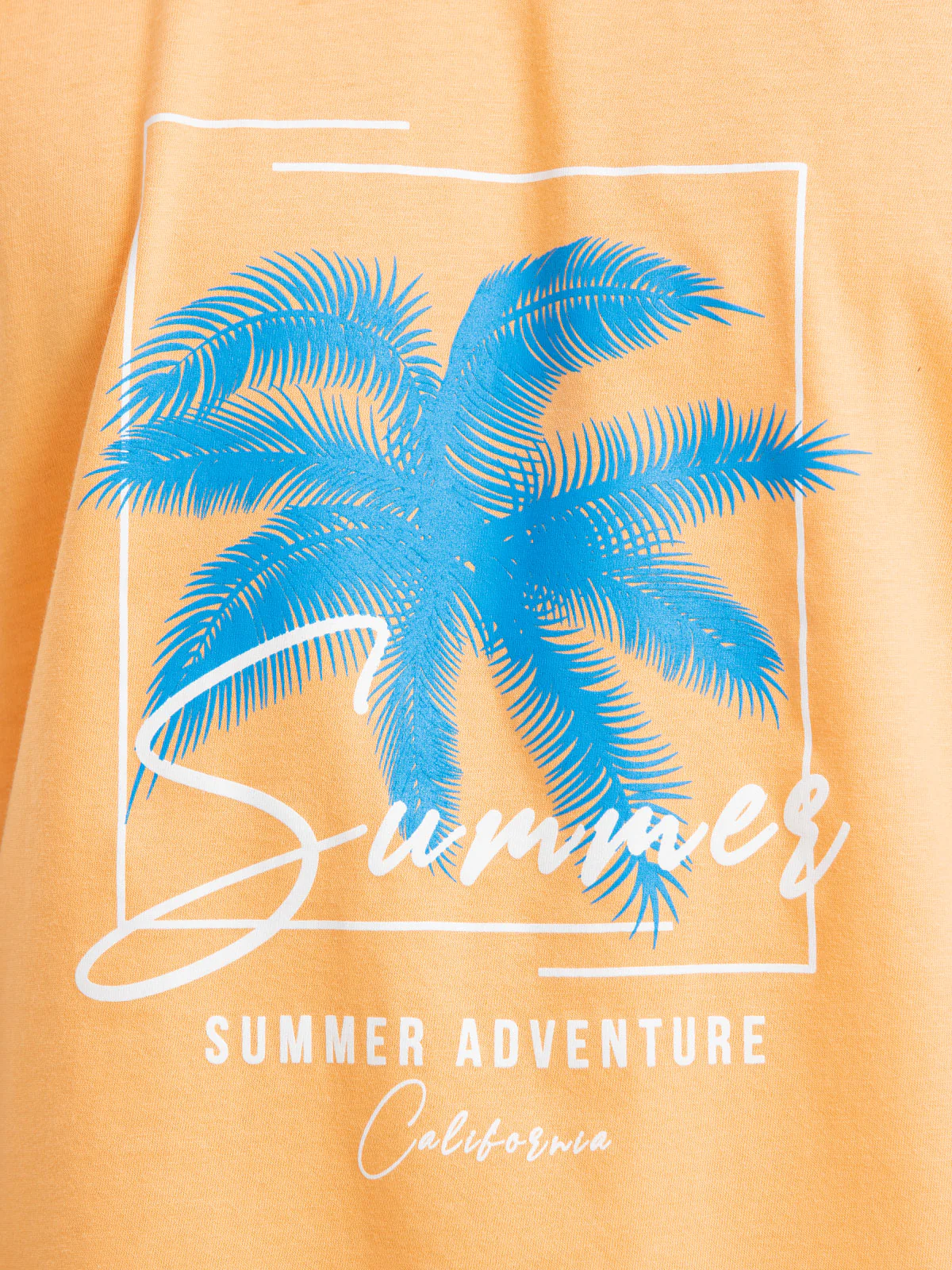 Men's Peach Graphic Tee - EMTGT24-018 - Image 4