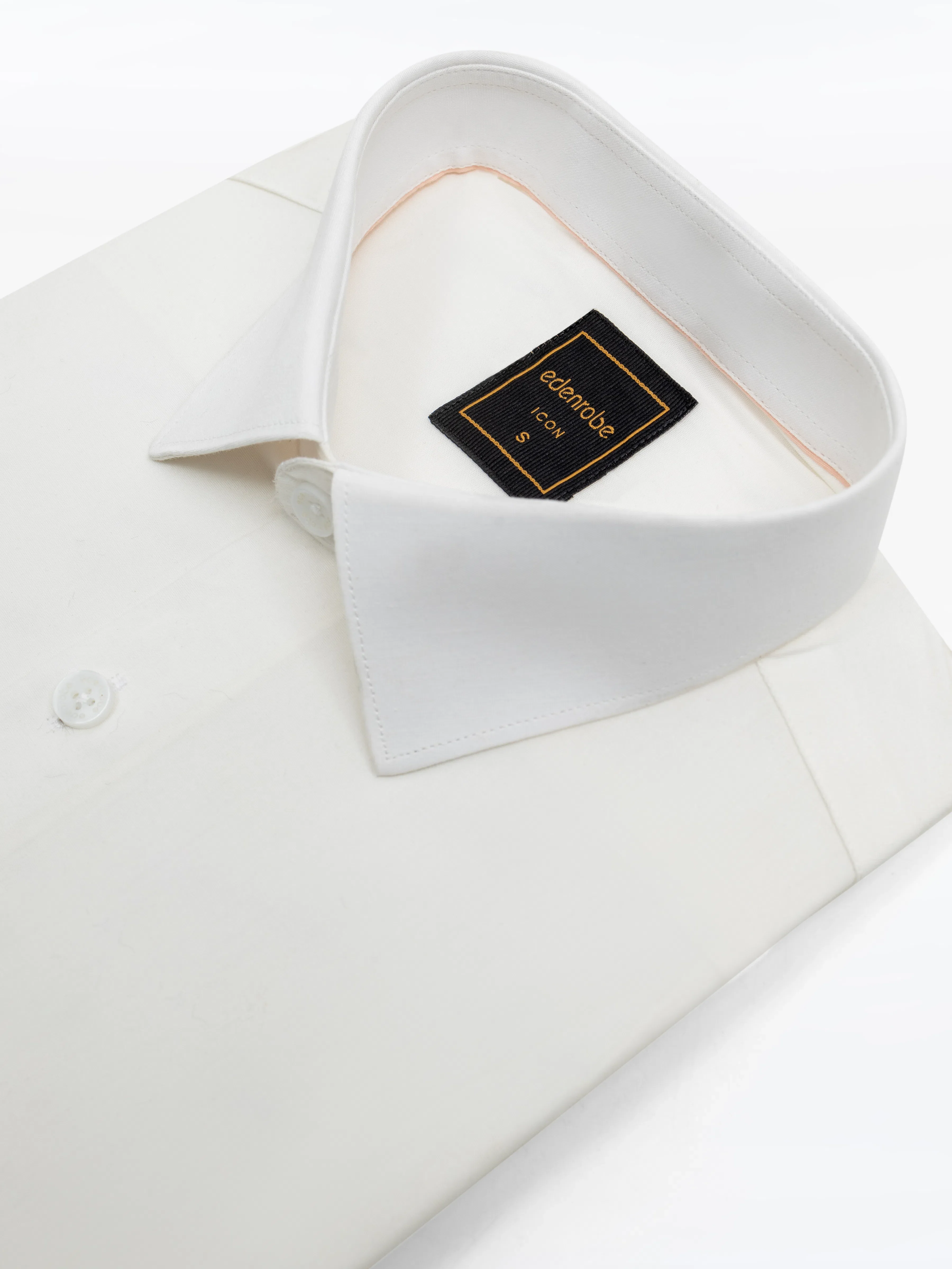Men's Pearl White Shirt - EMTSI24-50734 - Image 3