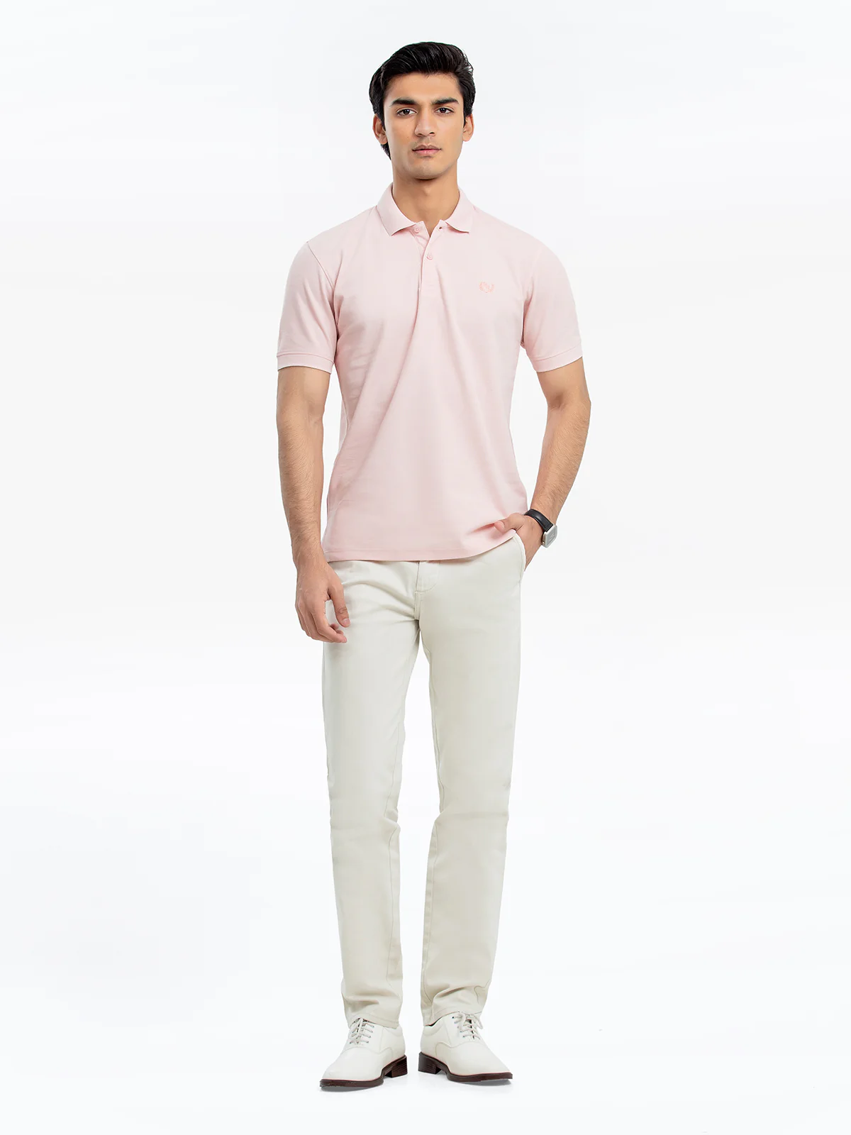 Men's Pink Polo Shirt - EMTPS24-034 - Image 2