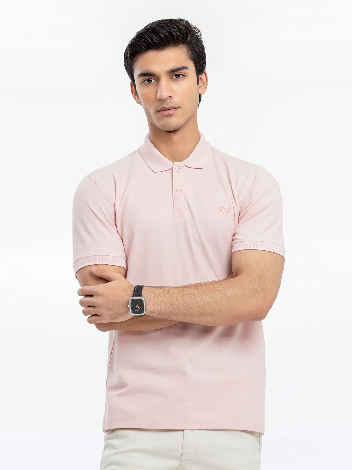 Men's Pink Polo Shirt - EMTPS24-034 - Image 3