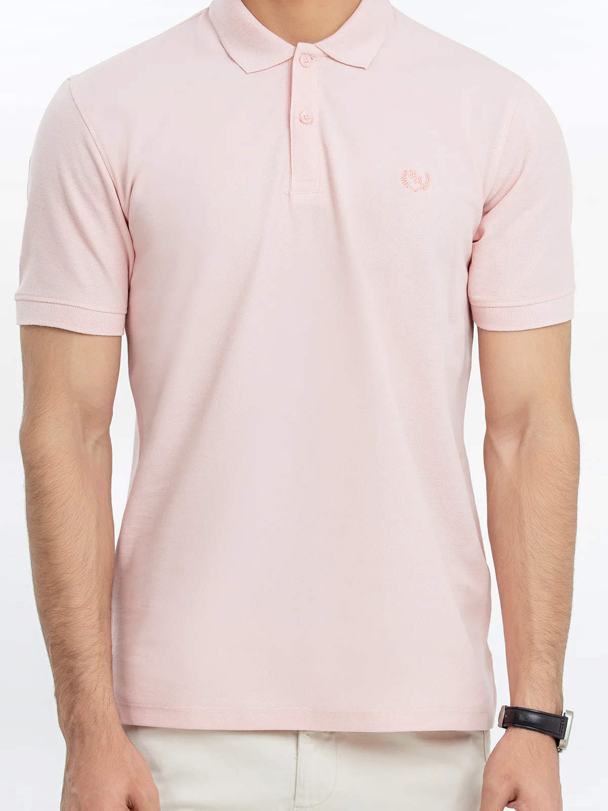 Men's Pink Polo Shirt - EMTPS24-034 - Image 4