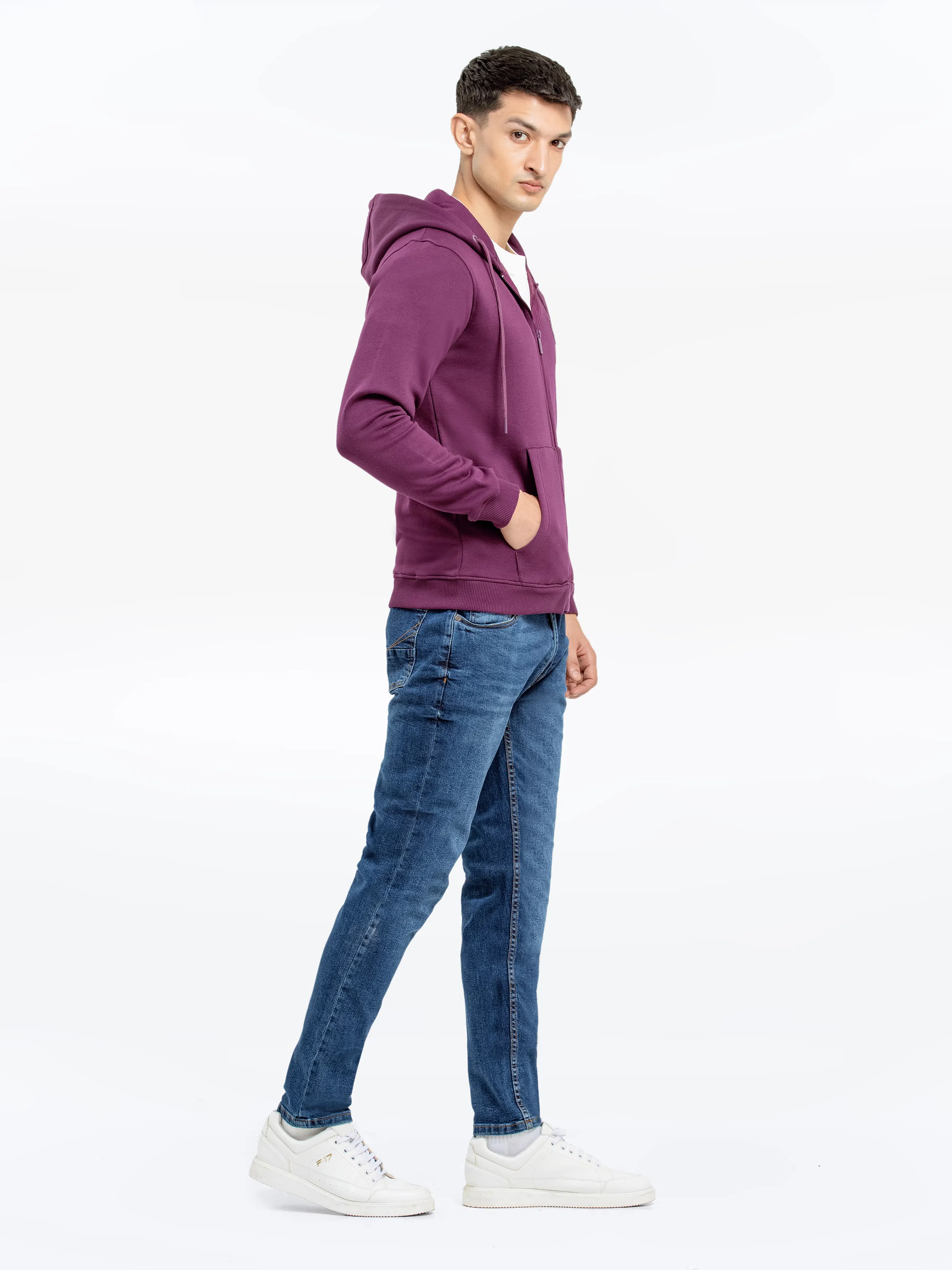 Men's Plum Hoodie - EMTH24-011 - Image 4