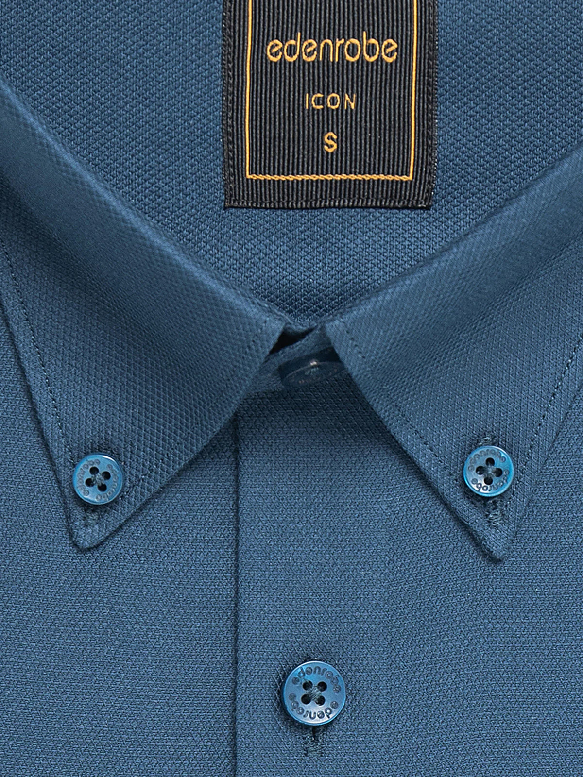 Men's Prussian Blue Shirt - EMTSI24-50704 - Image 3