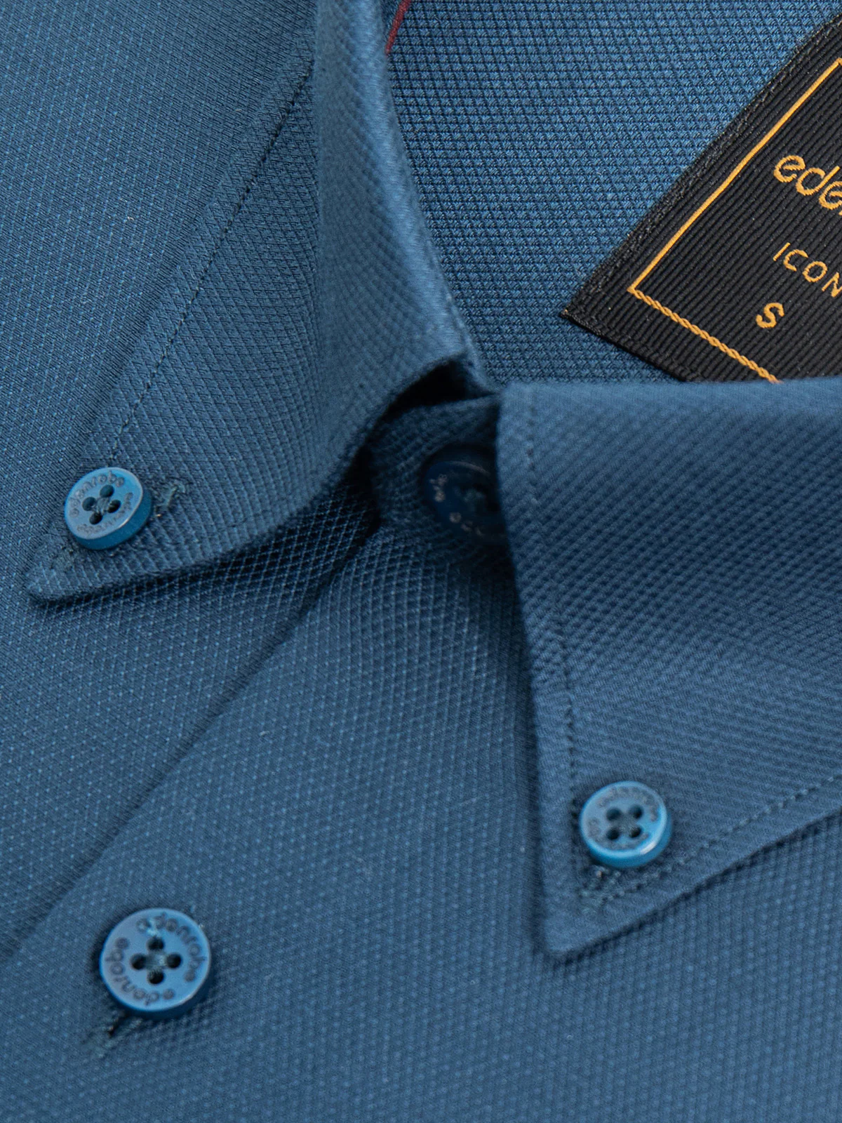 Men's Prussian Blue Shirt - EMTSI24-50704 - Image 4