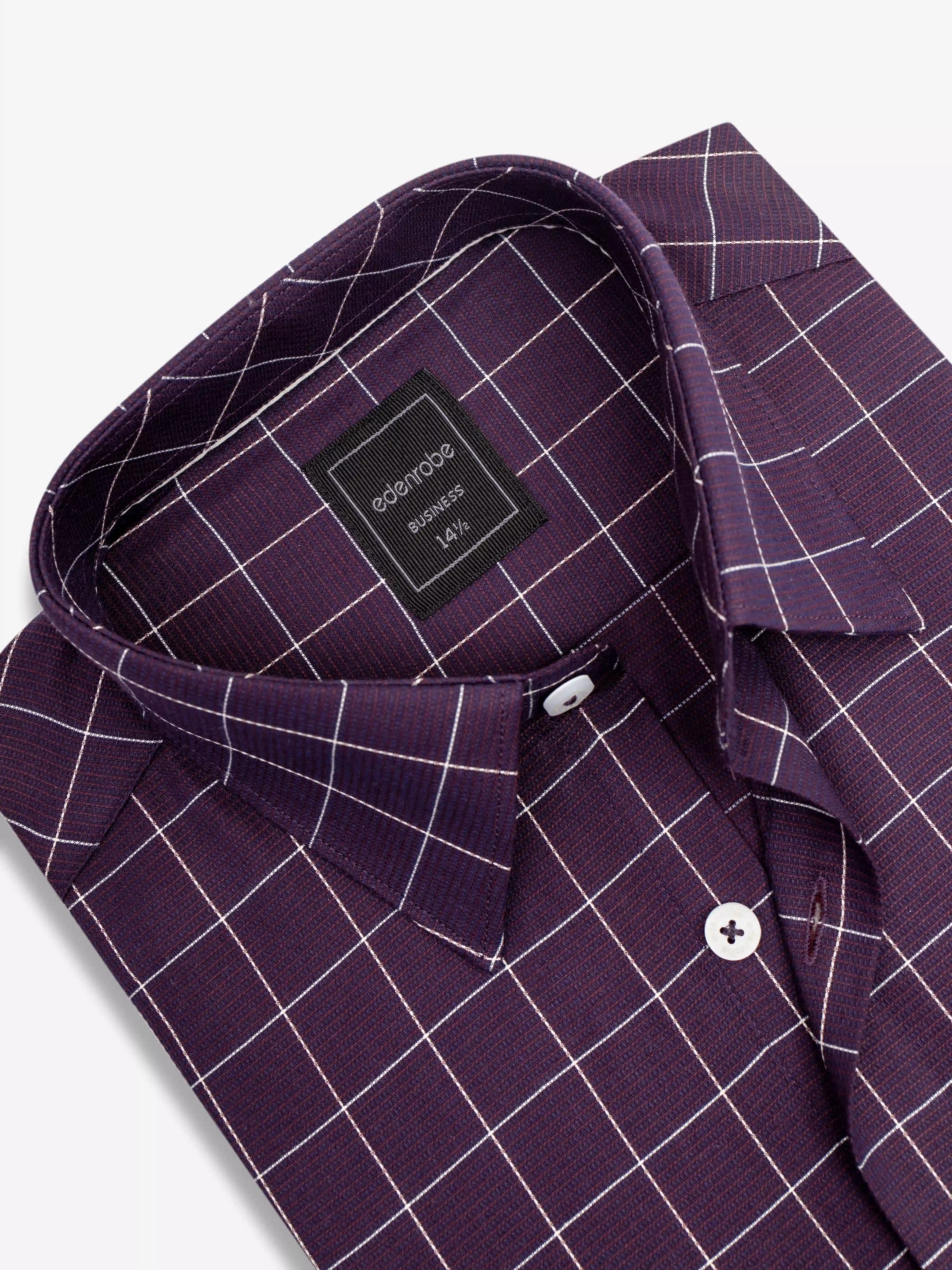 Men's Purple Shirt - EMTSB6-200 - Image 2