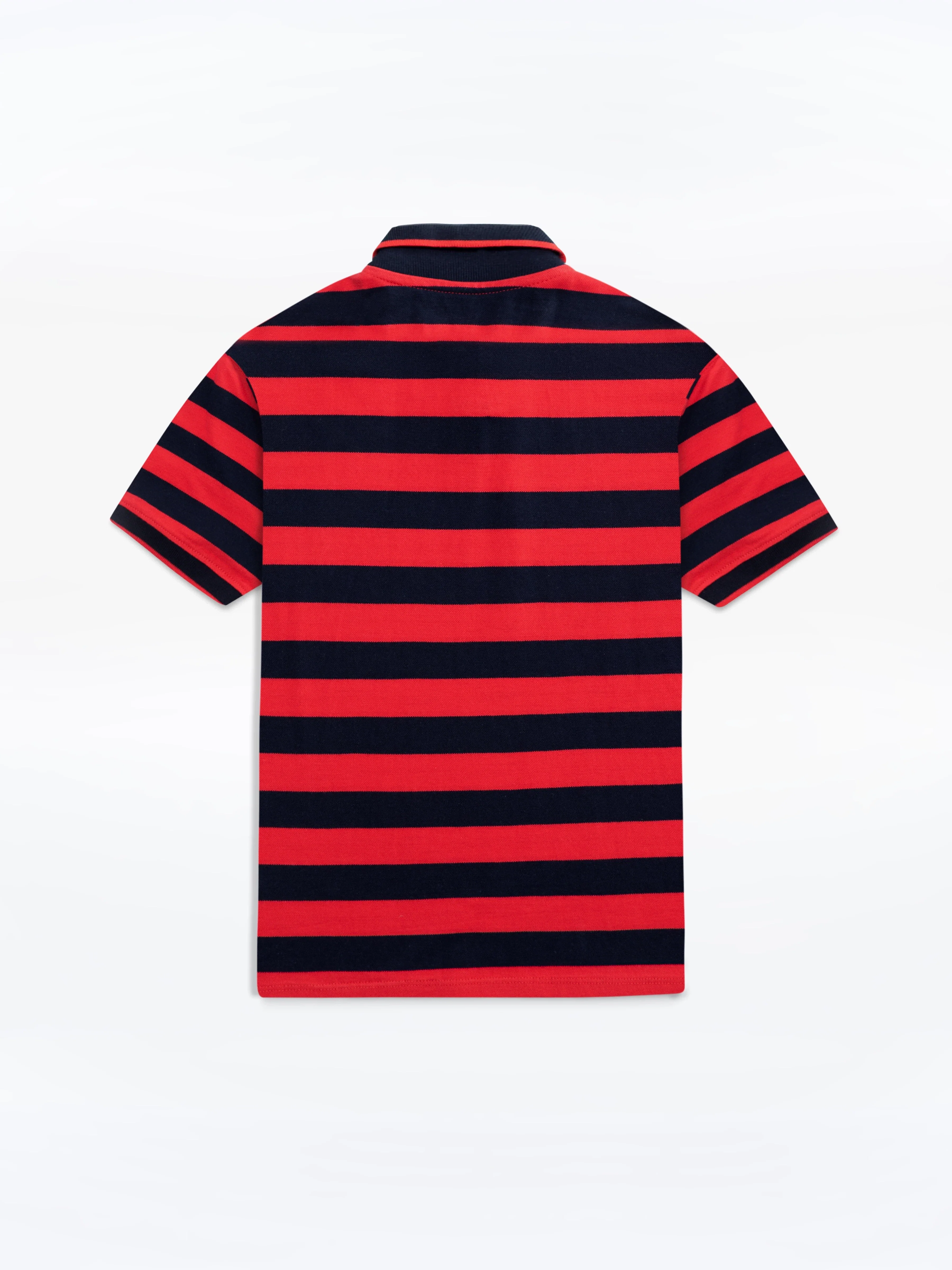 Men's Red & Blue Polo Shirt - EMTPS5-074 - Image 2