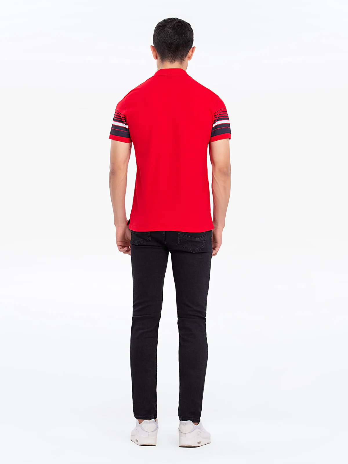 Men's Red Polo Shirt - EMTPS24-071 - Image 5