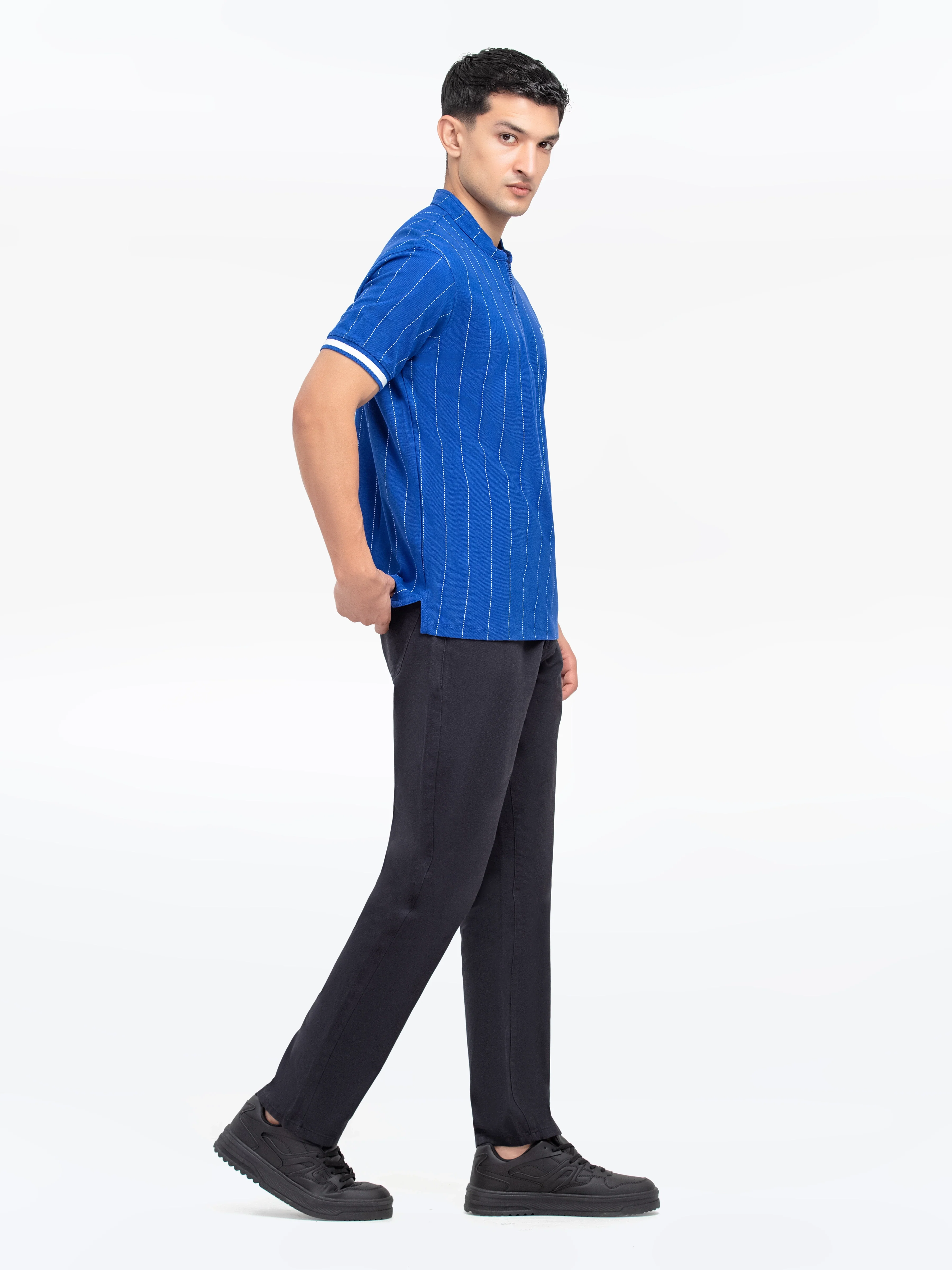 Men's Royal Blue Polo Shirt - EMTPS24-044 - Image 4