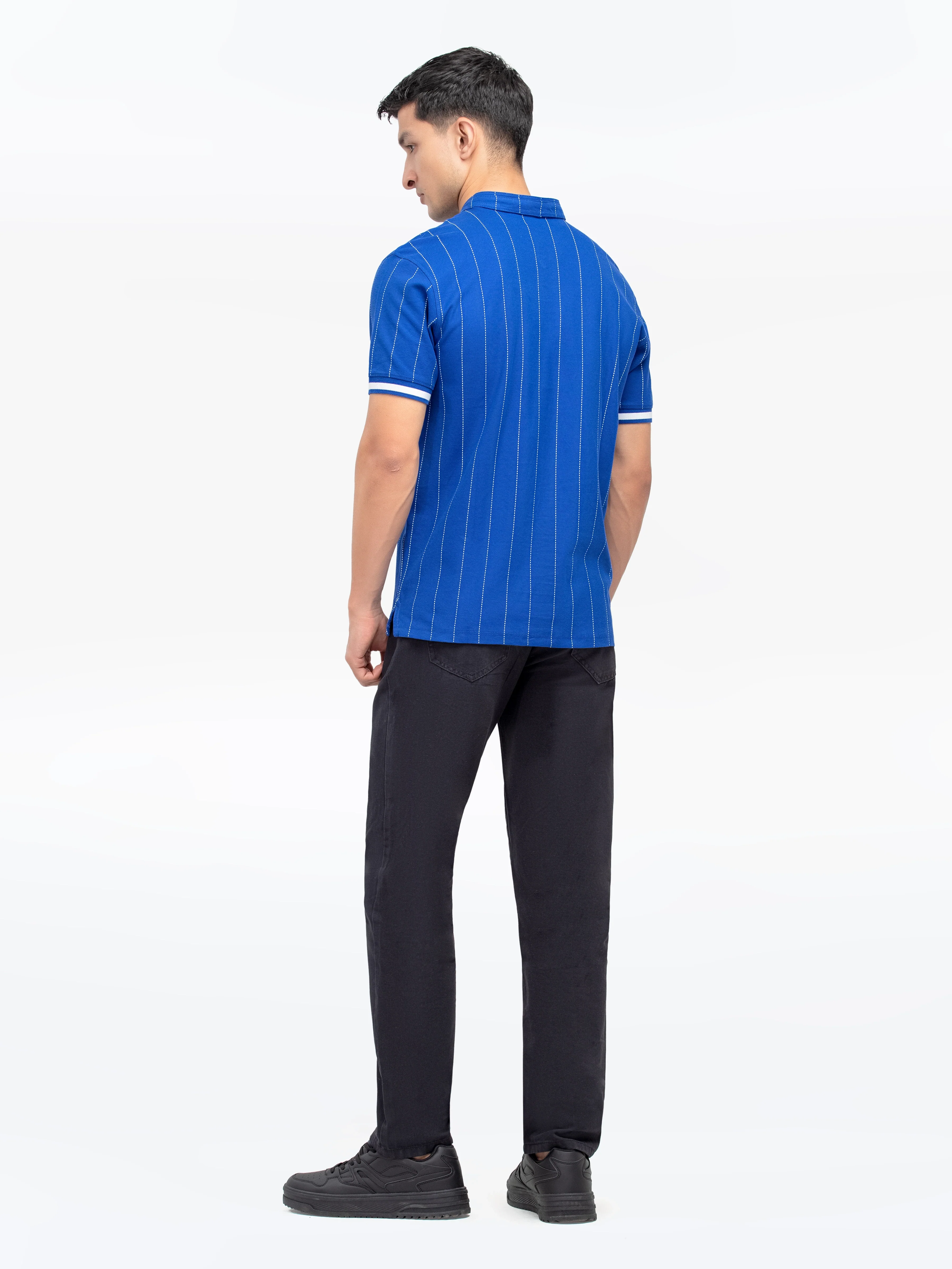Men's Royal Blue Polo Shirt - EMTPS24-044 - Image 5