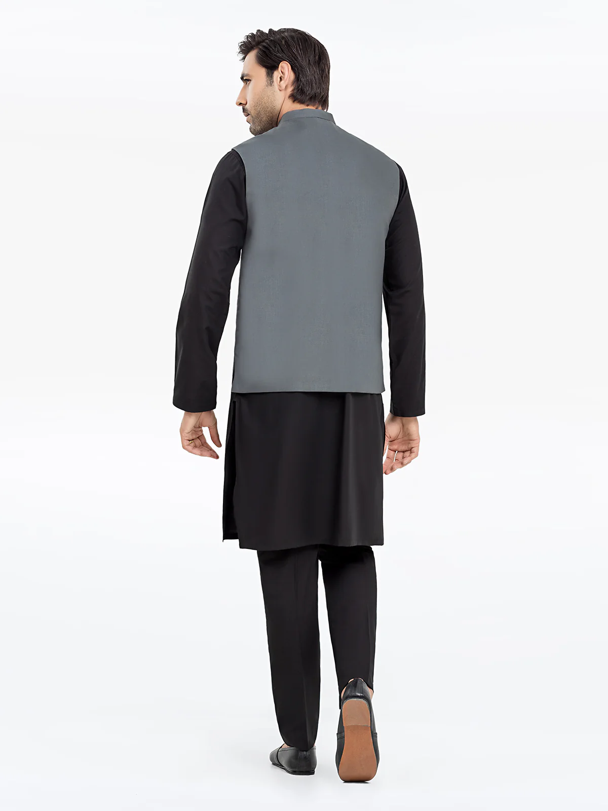 Men's Royal Grey Waist Coat - EMTWCP24-35925 - Image 5