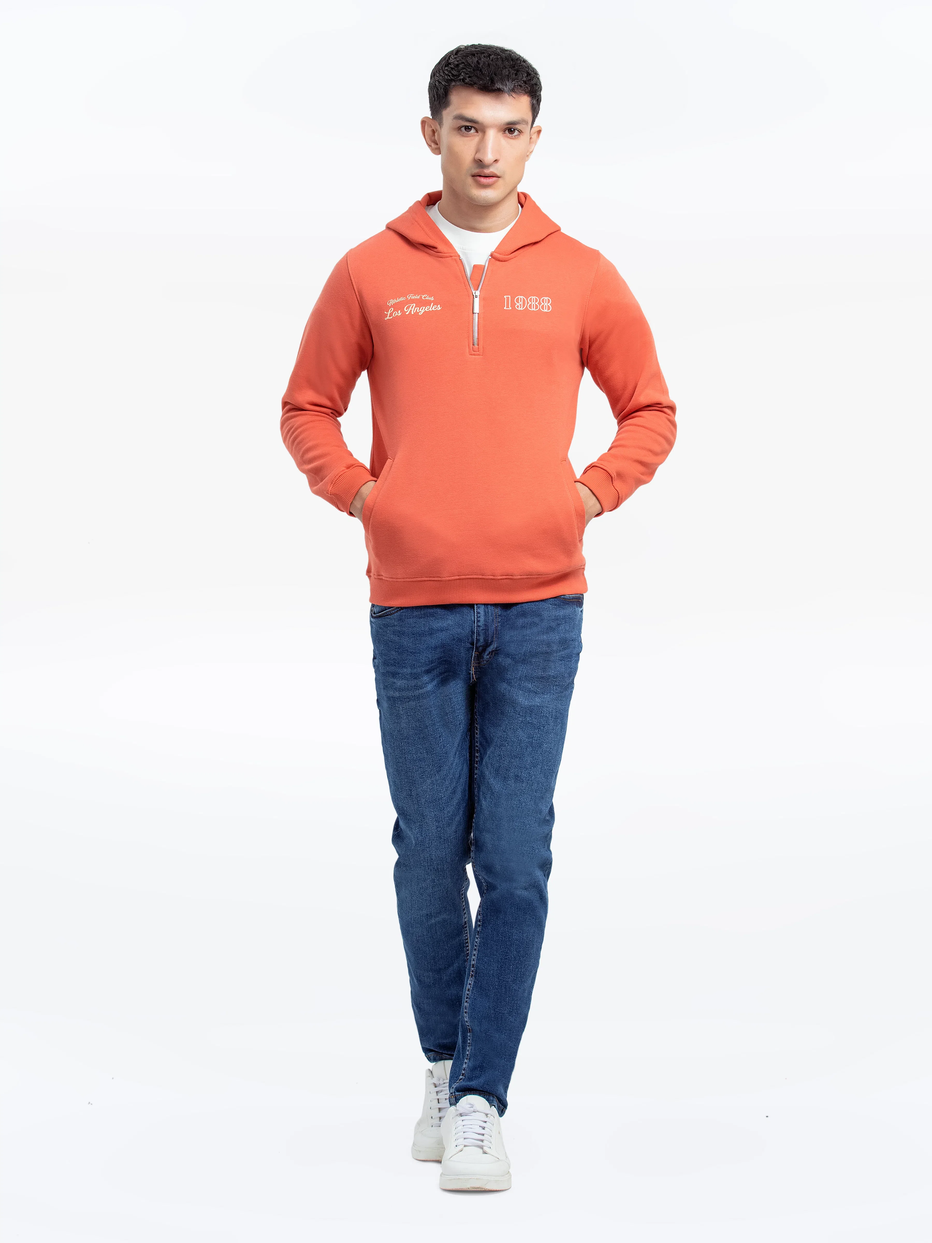 Men's Rust Hoodie - EMTH24-009 - Image 2