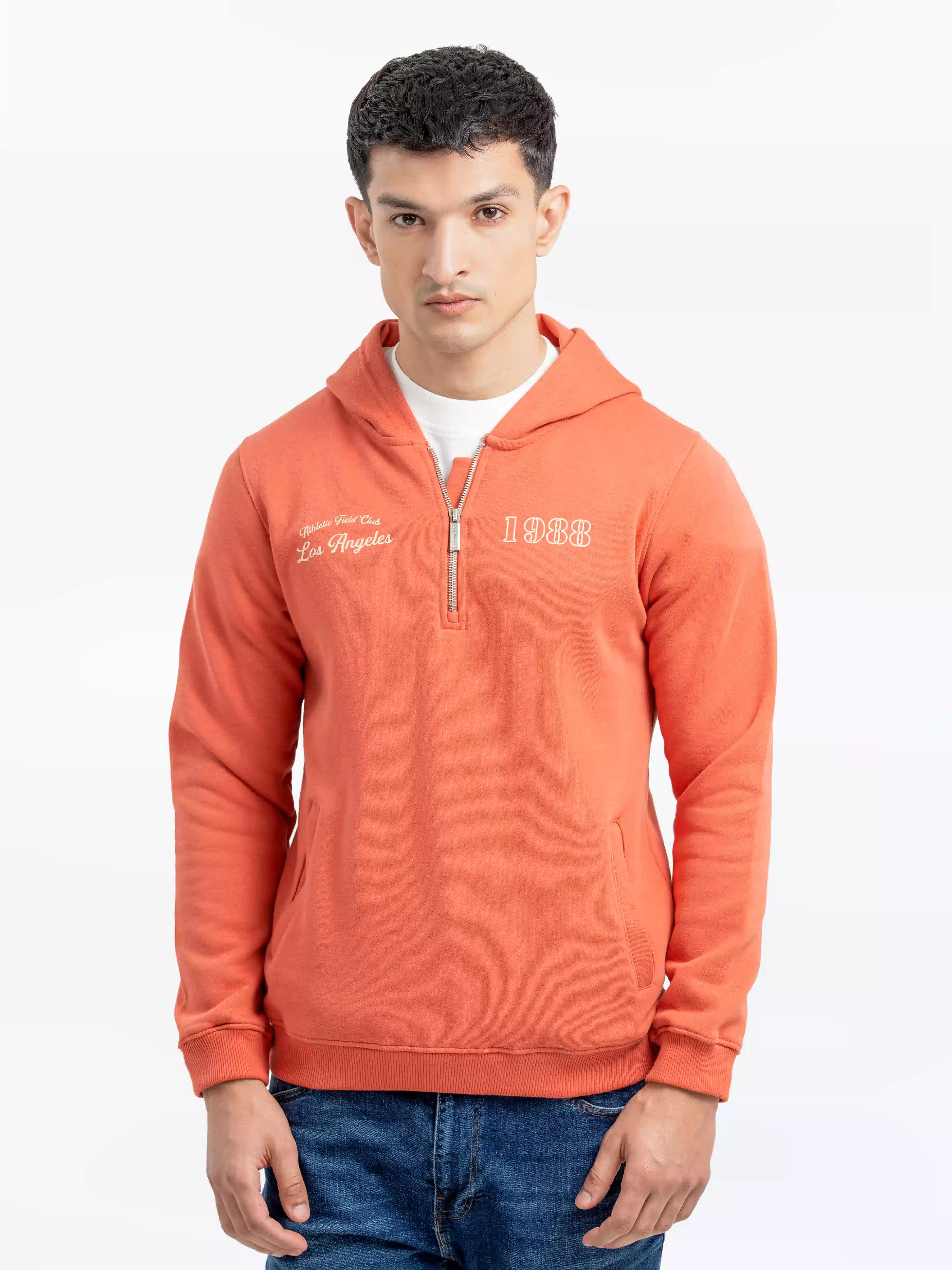 Men's Rust Hoodie - EMTH24-009 - Image 3