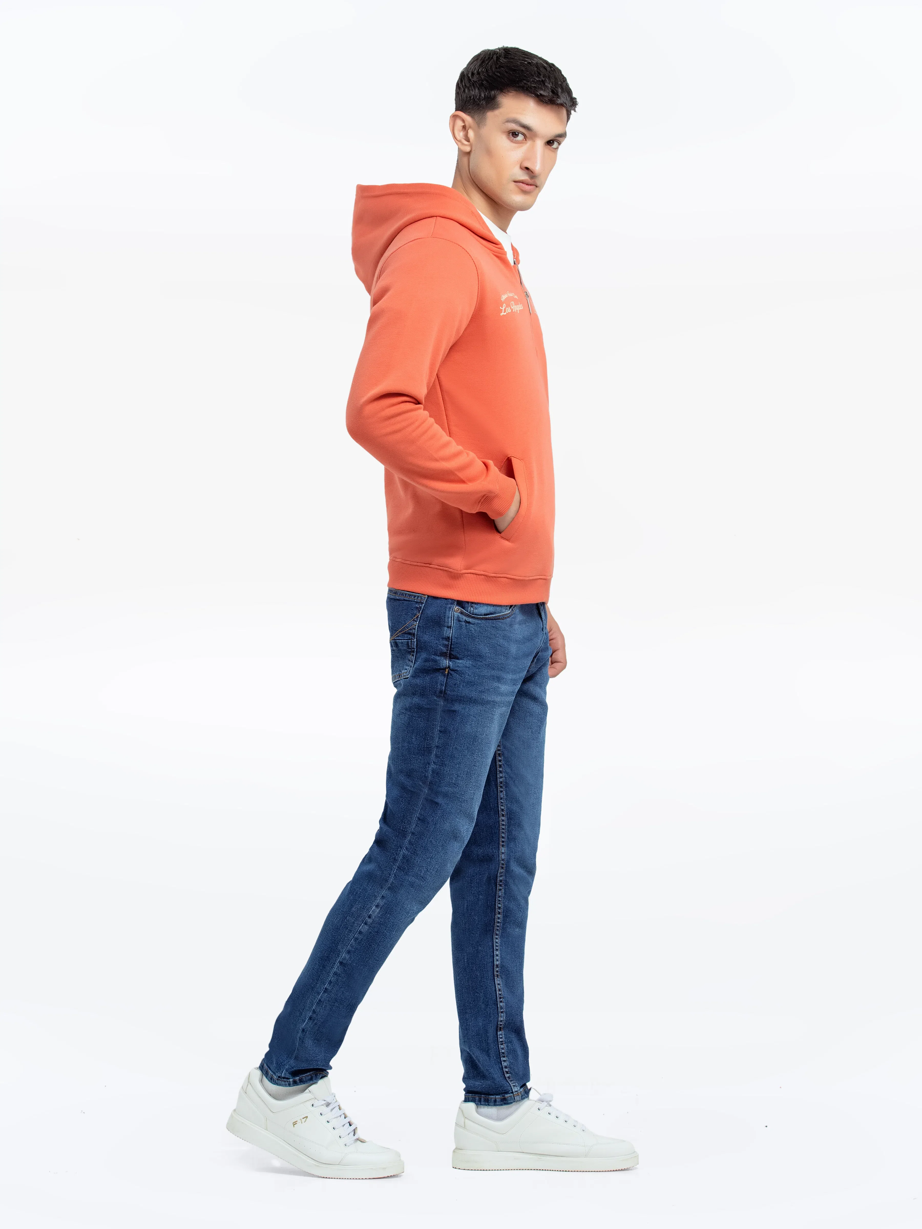Men's Rust Hoodie - EMTH24-009 - Image 5