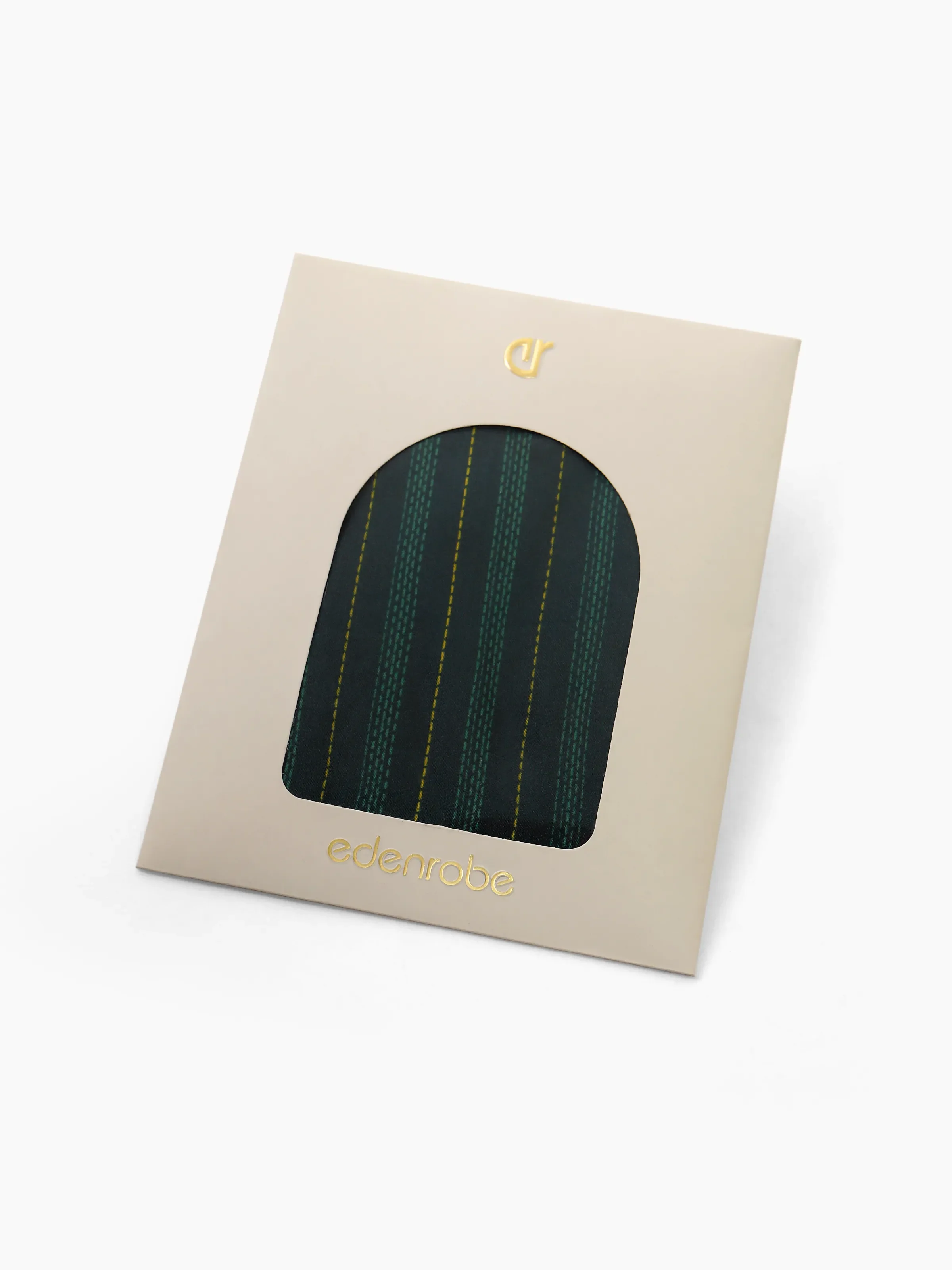 Men's Sage Green Pocket Square - EAMPS5-001 - Image 3