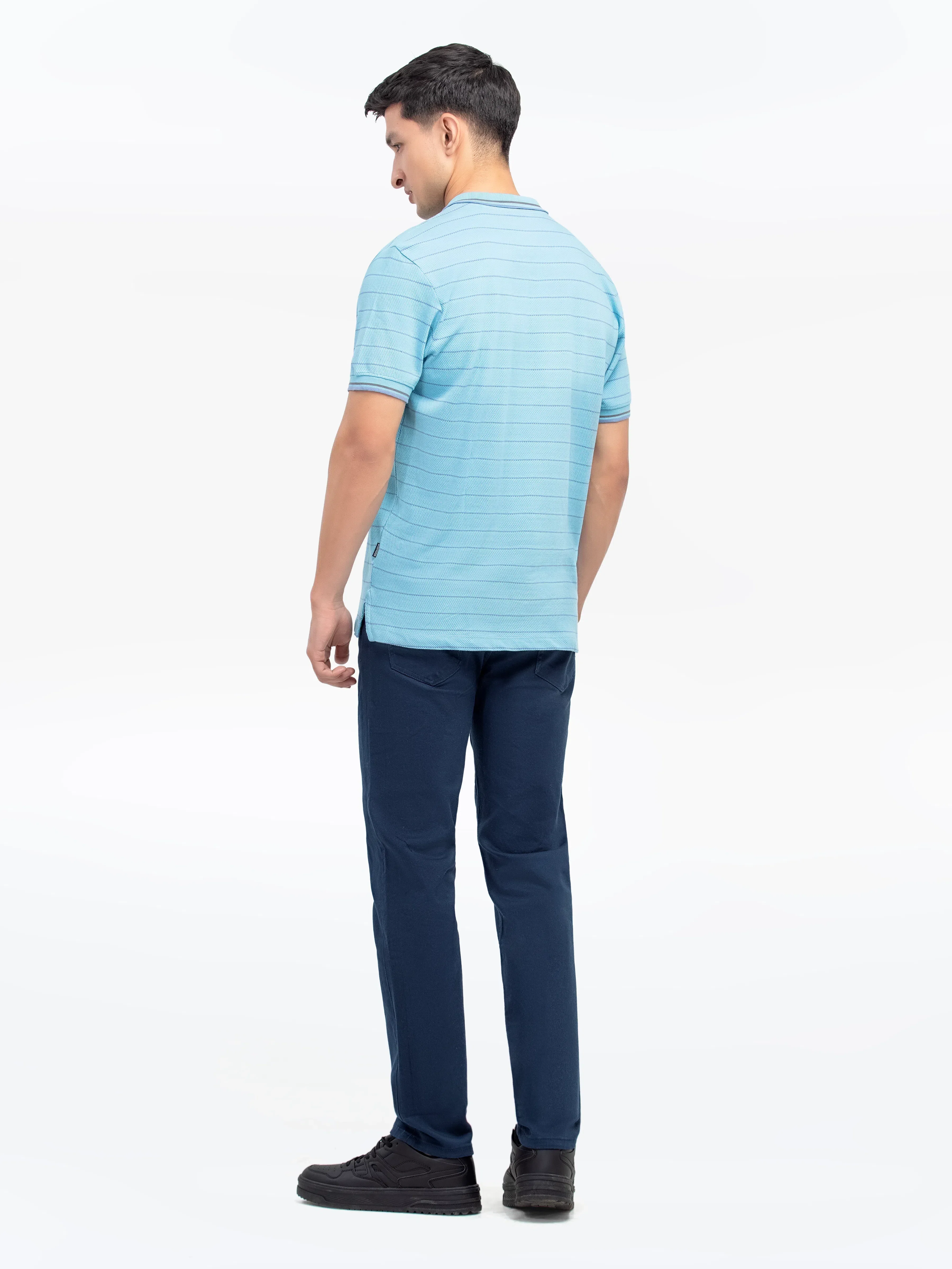 Men's Sky Blue Polo Shirt - EMTPS24-058 - Image 6