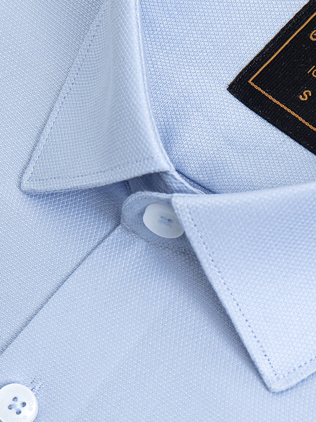Men's Sky Blue Shirt - EMTSI24-50697 - Image 4