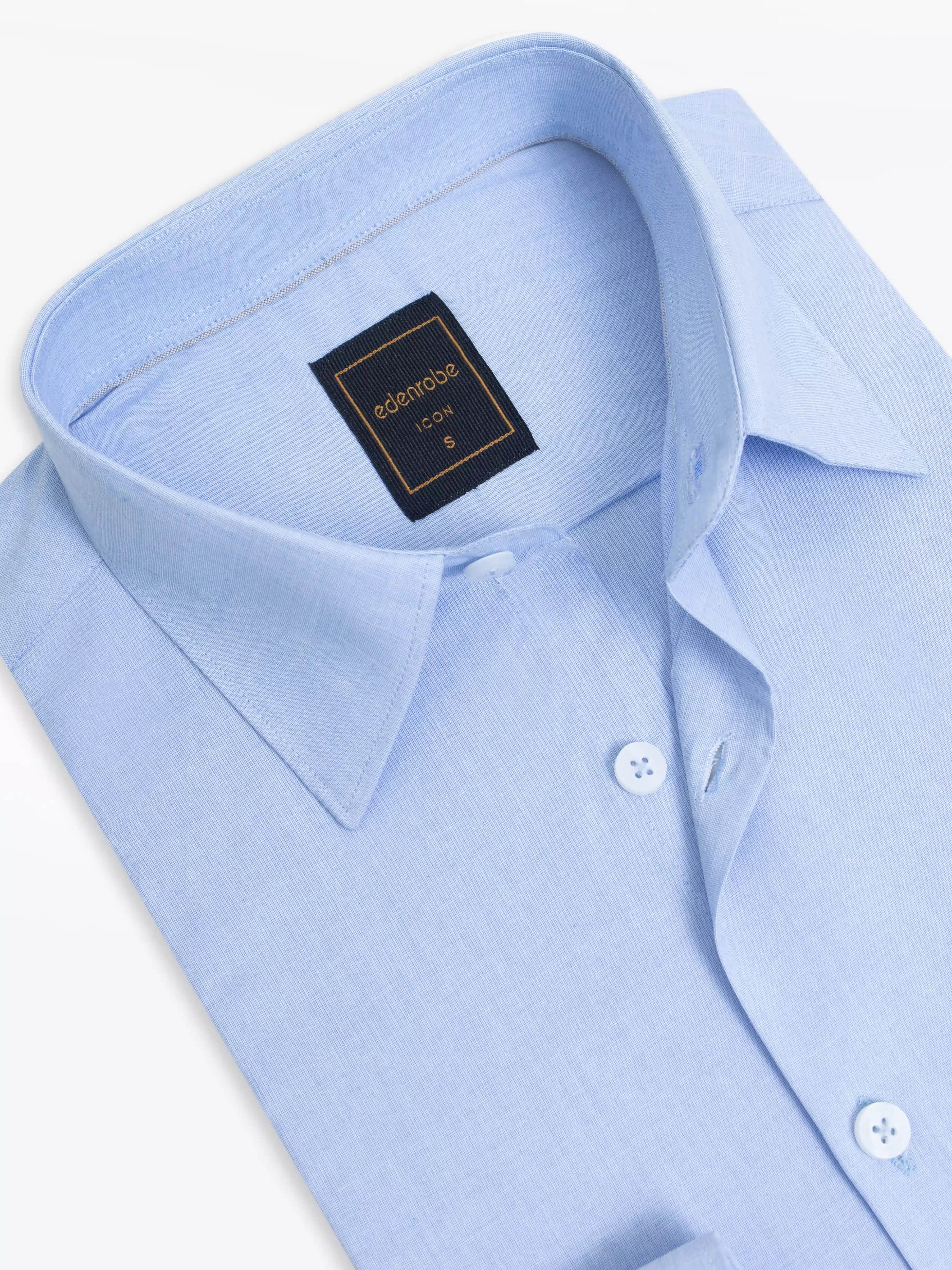 Men's Sky Blue Shirt - EMTSI5-50768 - Image 2