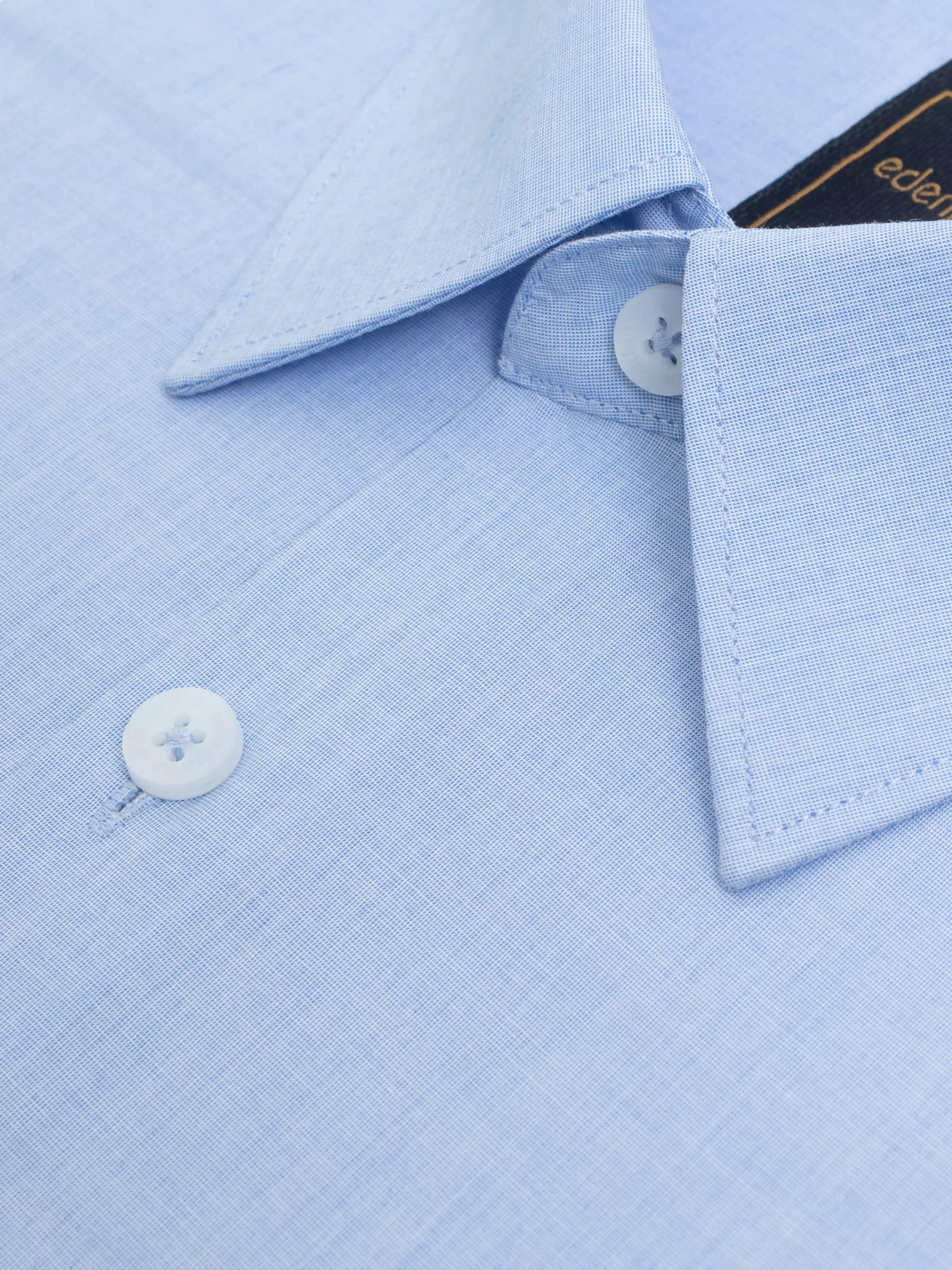 Men's Sky Blue Shirt - EMTSI5-50768 - Image 3