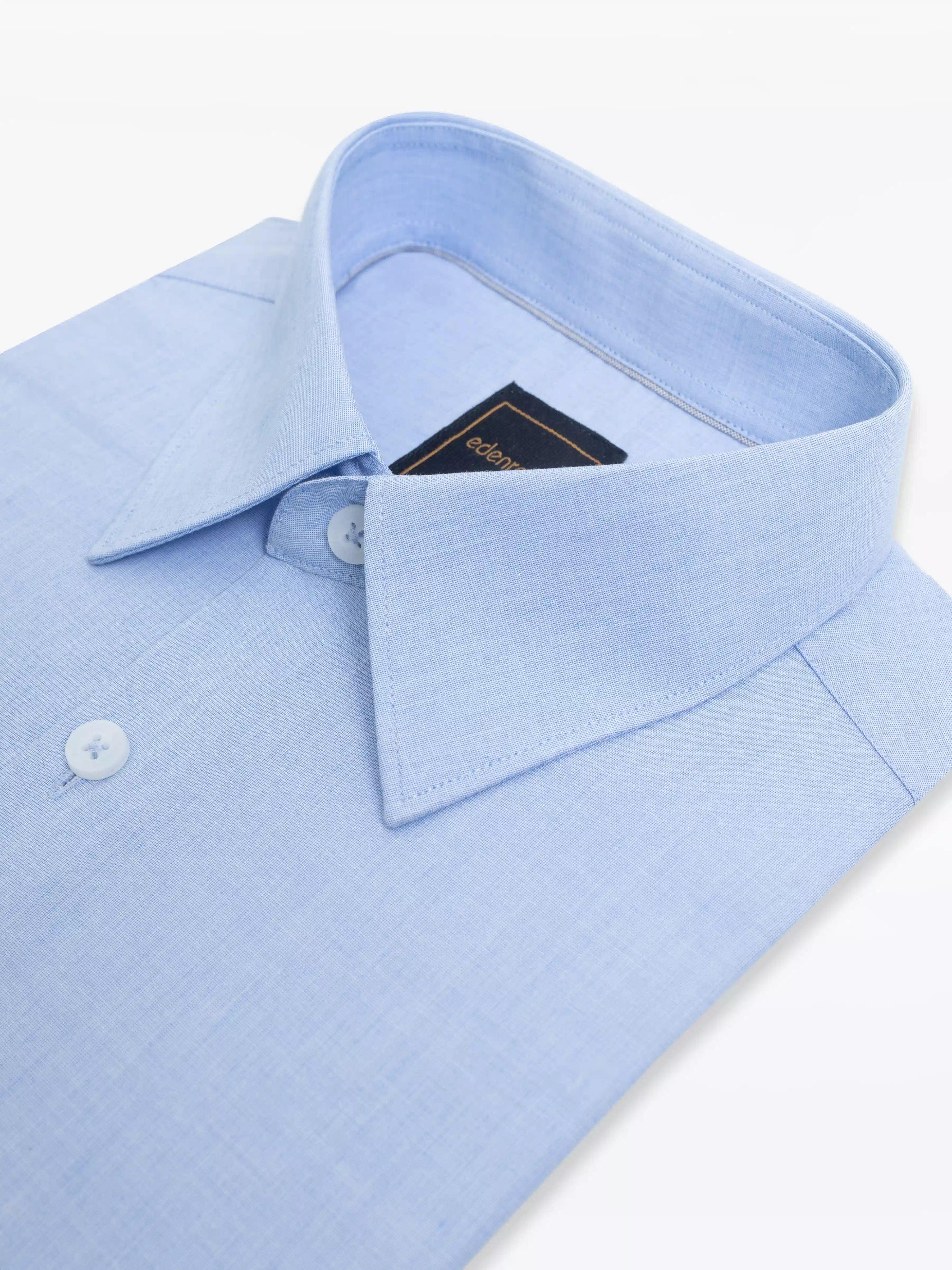 Men's Sky Blue Shirt - EMTSI5-50768 - Image 4