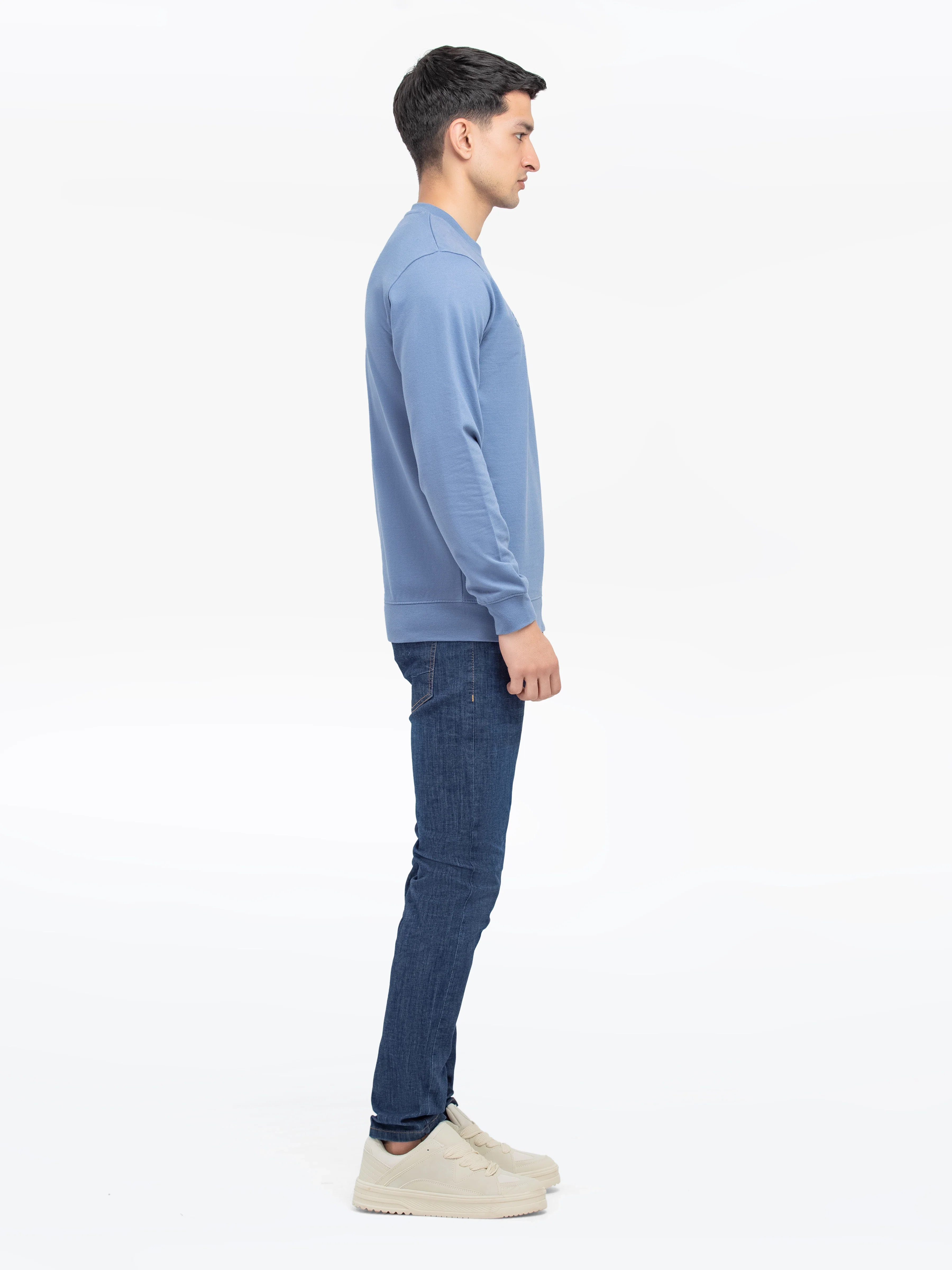 Men's Steel Blue Sweatshirt - EMTSS24-004 - Image 4