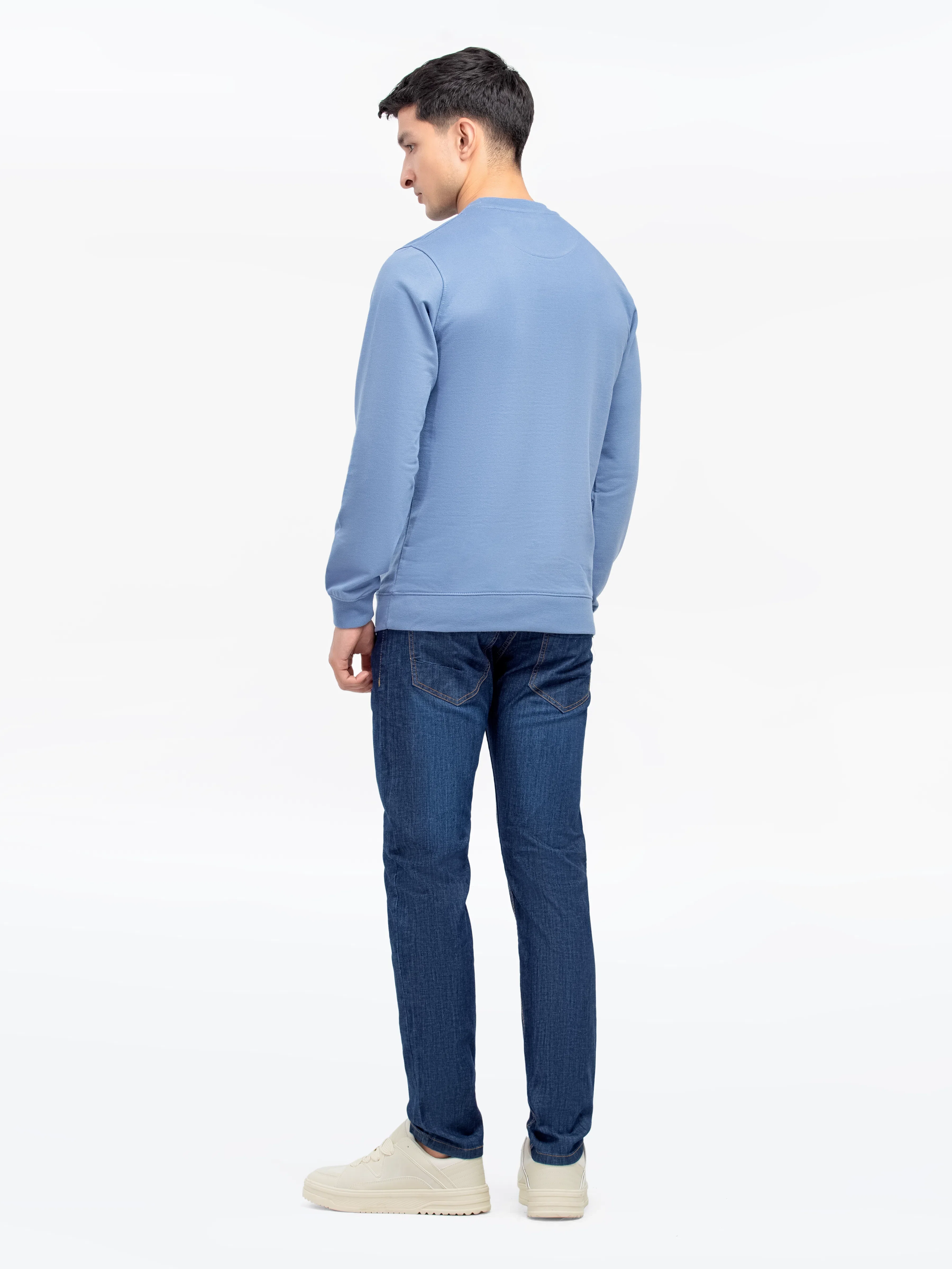 Men's Steel Blue Sweatshirt - EMTSS24-004 - Image 5