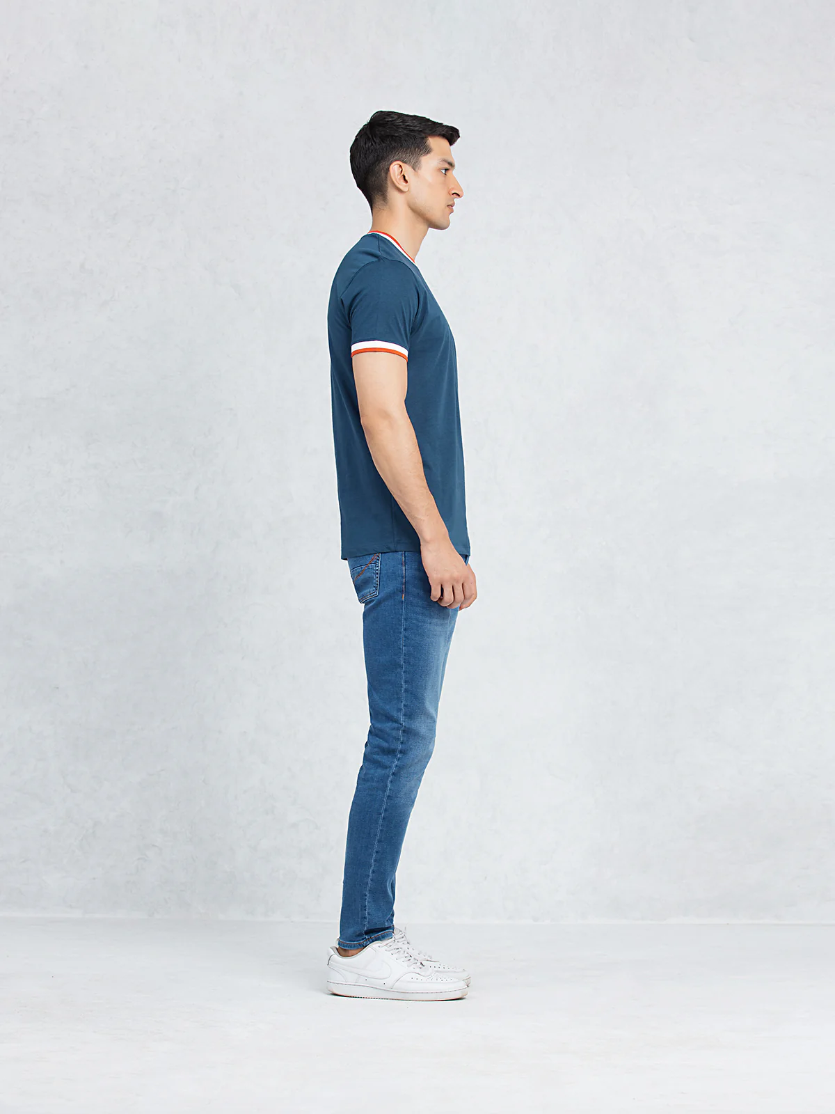Men's Teal Blue Graphic Tee - EMTGT24-005 - Image 3