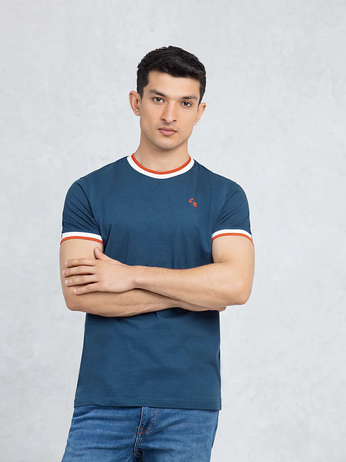 Men's Teal Blue Graphic Tee - EMTGT24-005 - Image 4