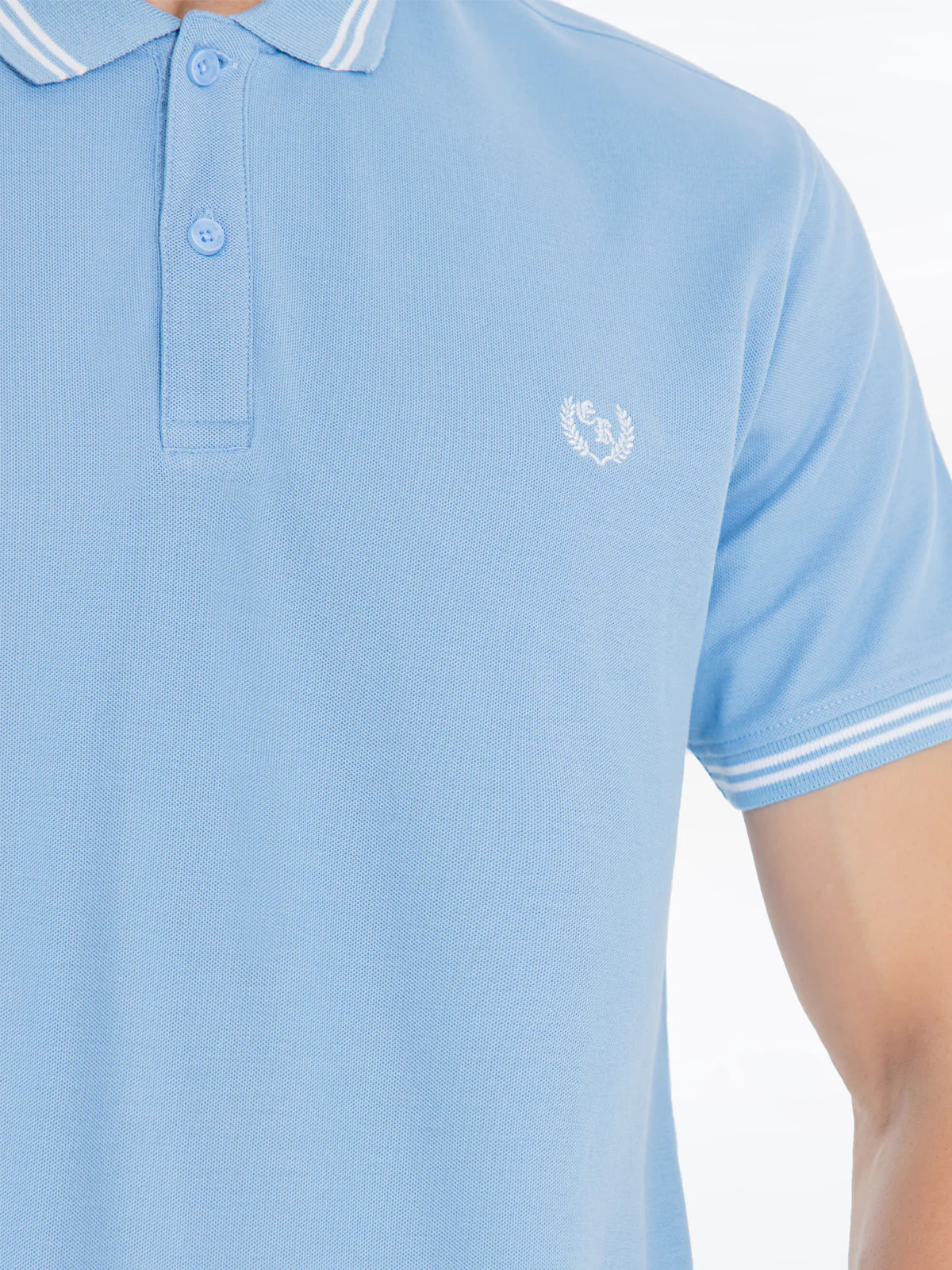 Men's Teal Blue Polo Shirt - EMTPS24-031 - Image 3