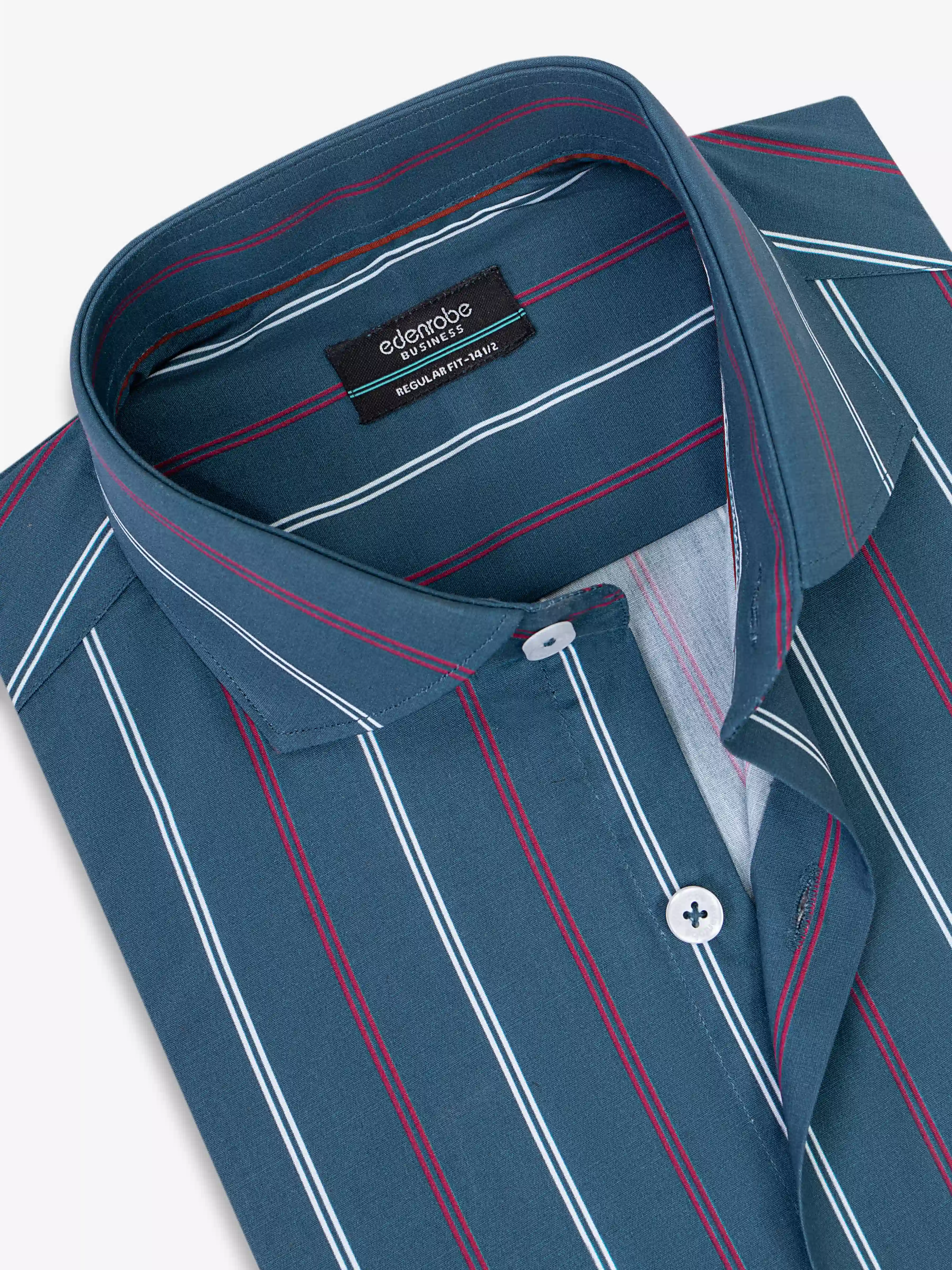 Men's Teal Blue Shirt - EMTSB5-185 - Image 2