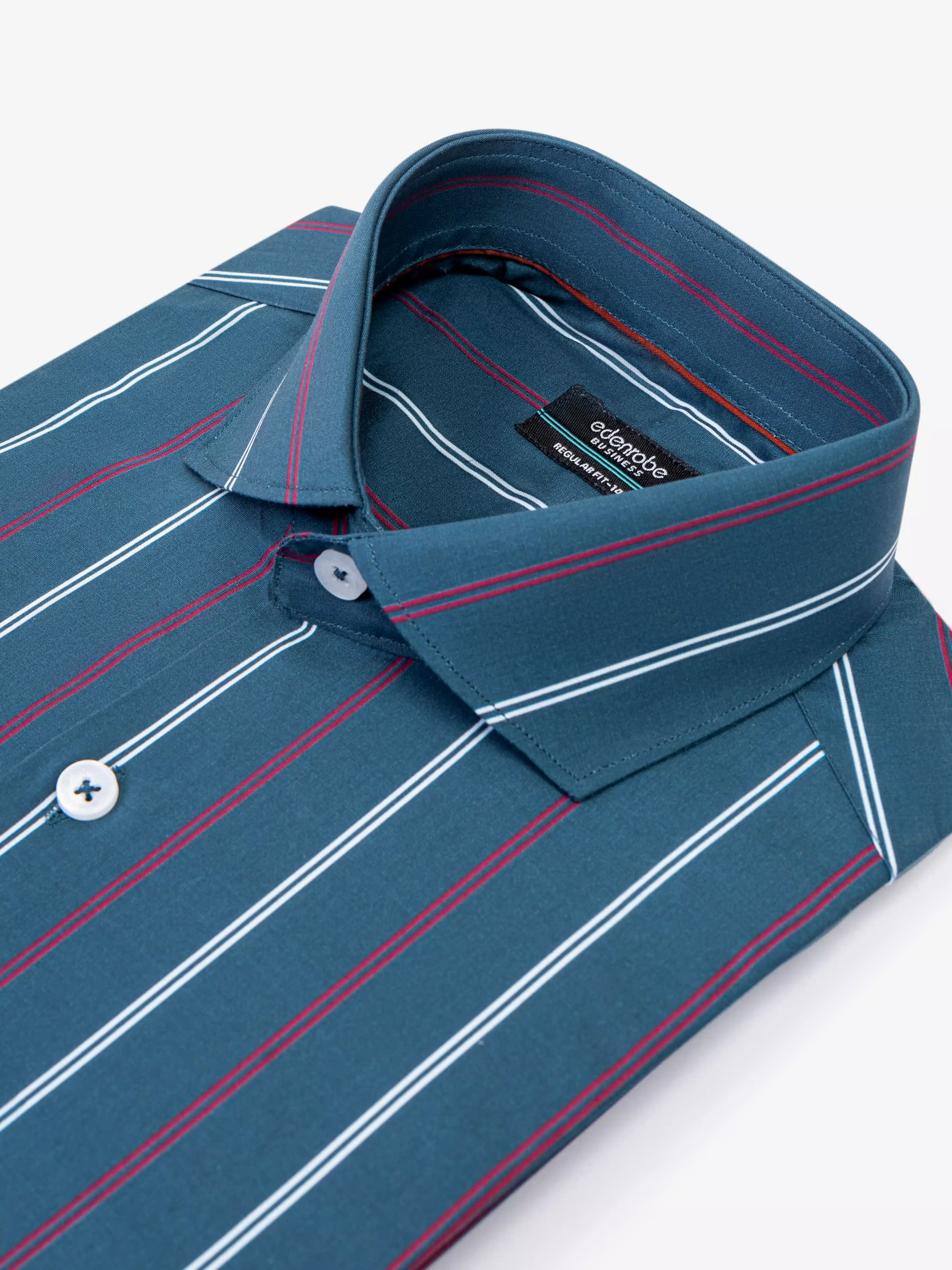 Men's Teal Blue Shirt - EMTSB5-185 - Image 4