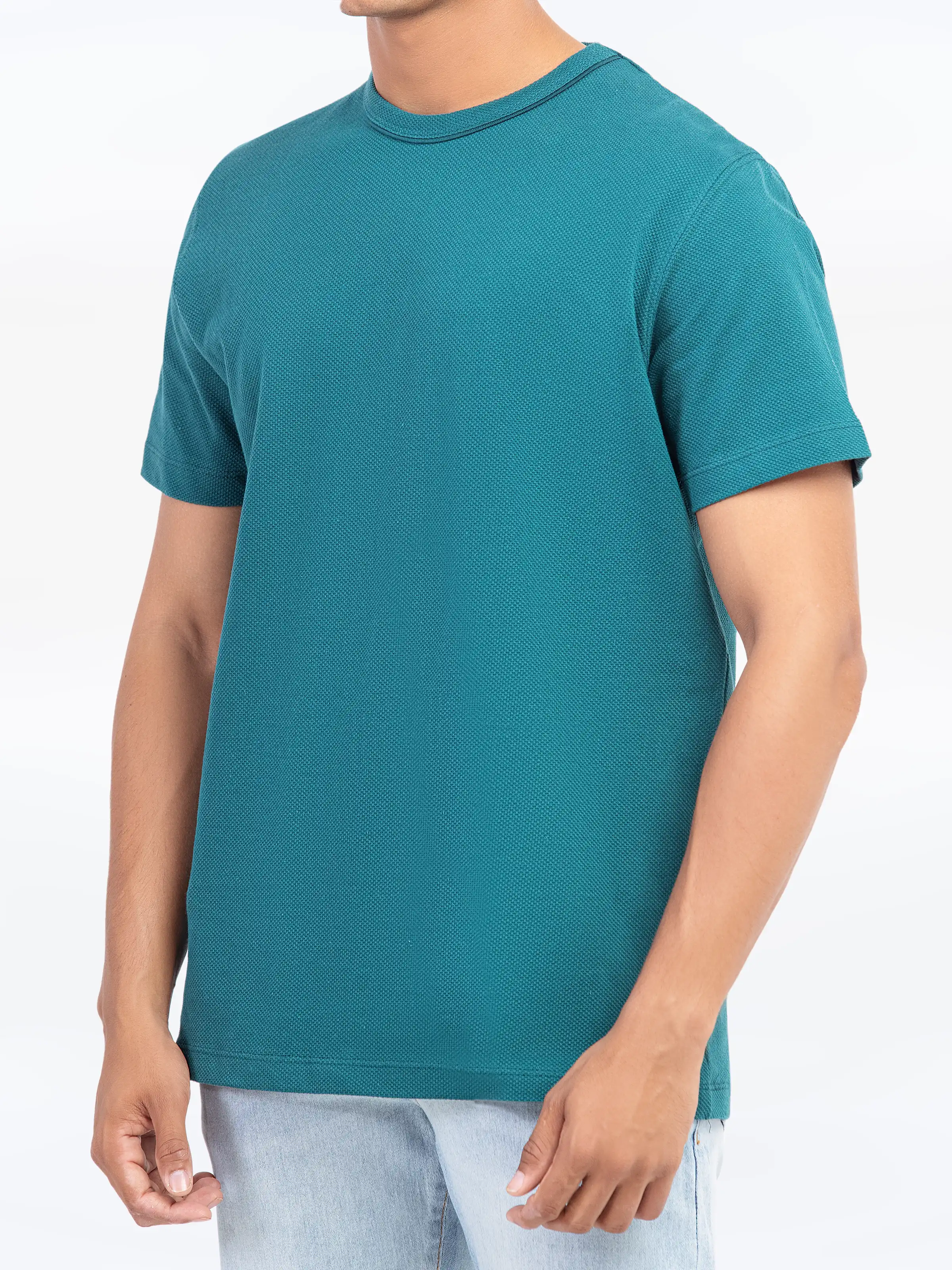 Men's Teal Green Tee - EMTGT5-002 - Image 4