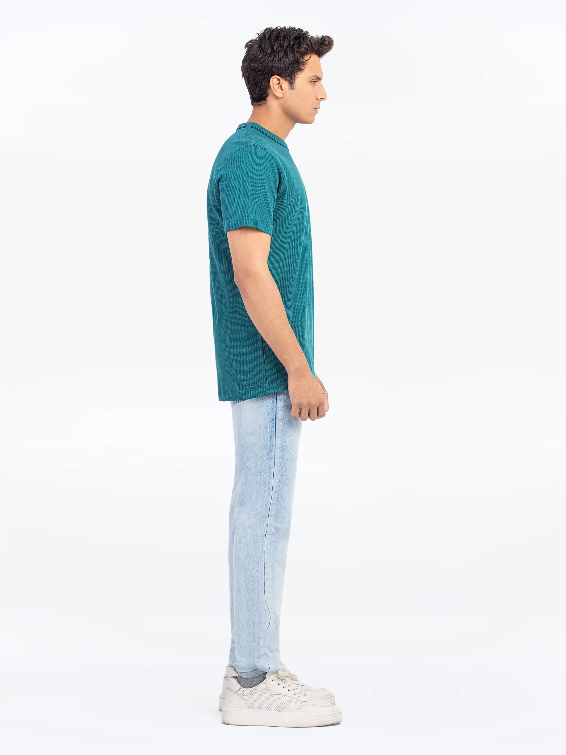 Men's Teal Green Tee - EMTGT5-002 - Image 5