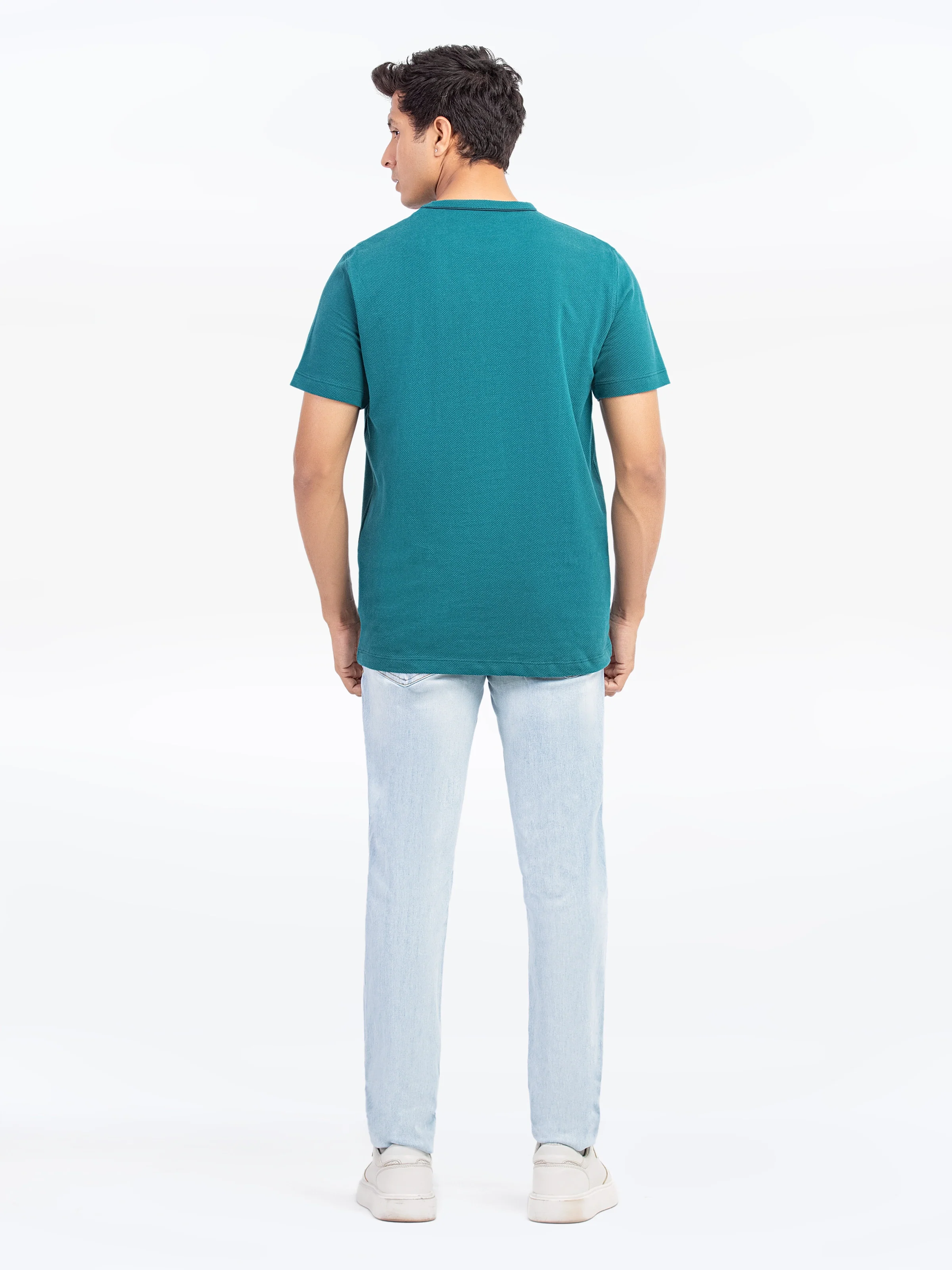 Men's Teal Green Tee - EMTGT5-002 - Image 6