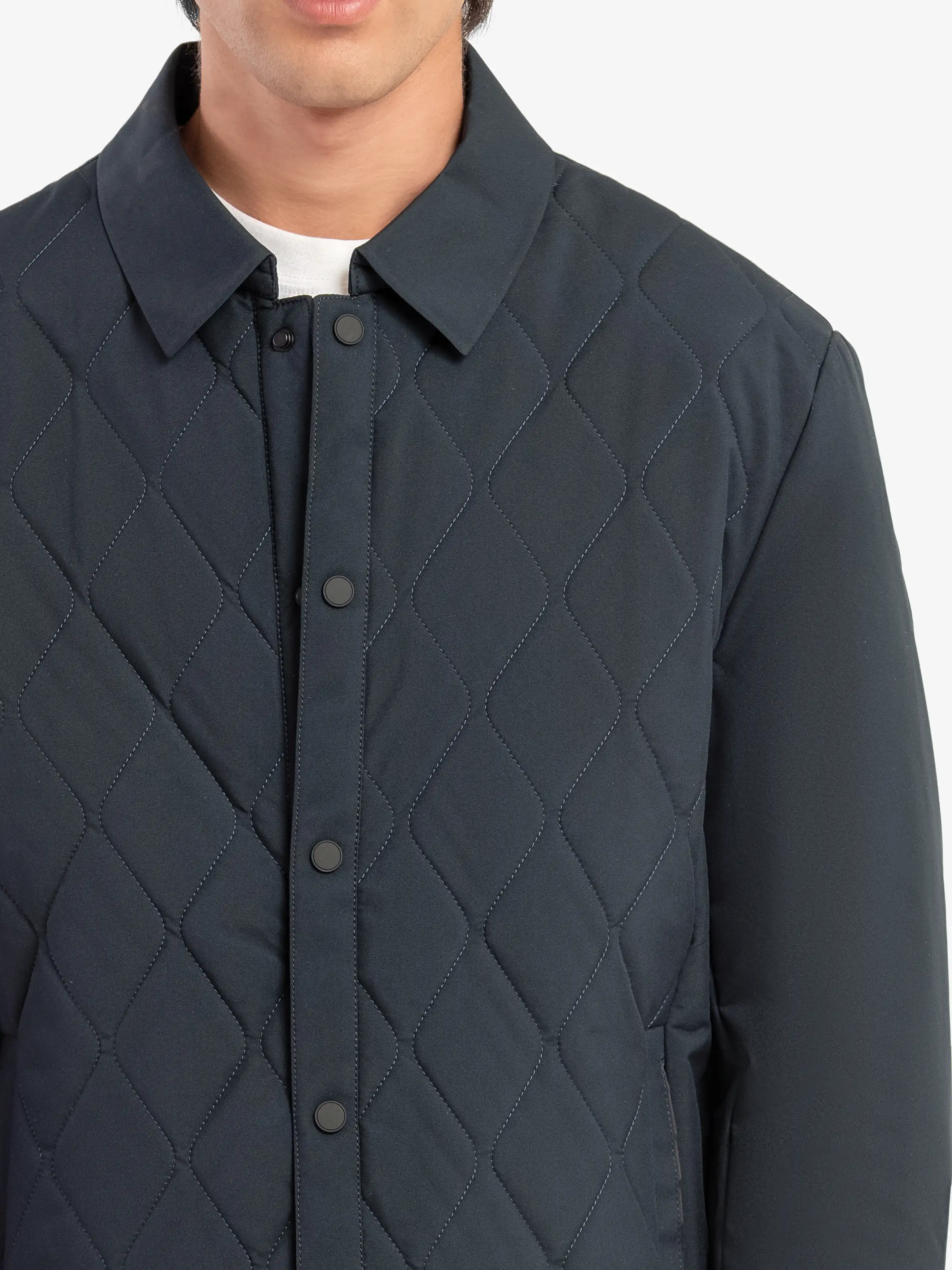Men's Teal Green Shacket - EMTJS5-003 - Image 3