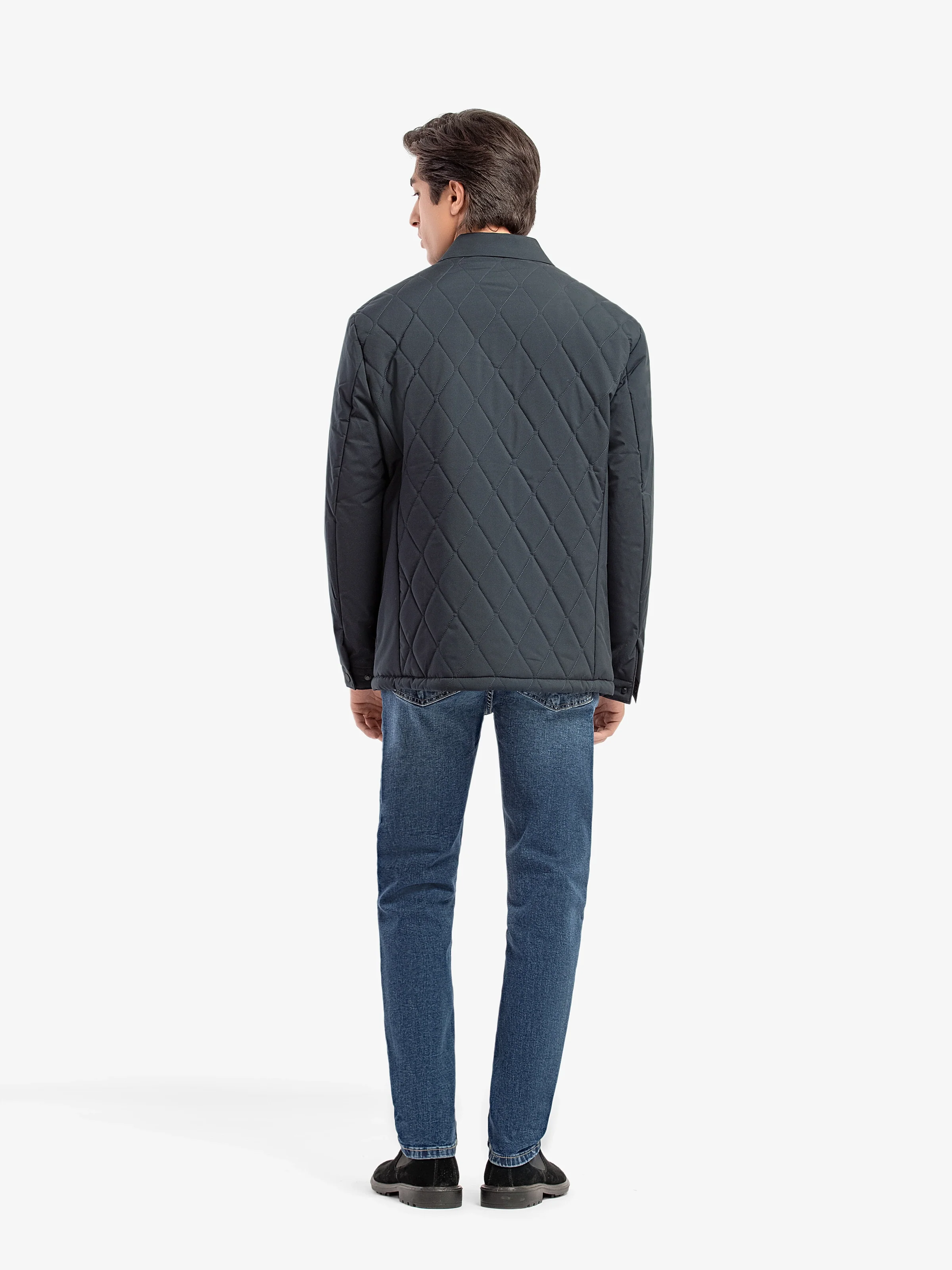 Men's Teal Green Shacket - EMTJS5-003 - Image 5
