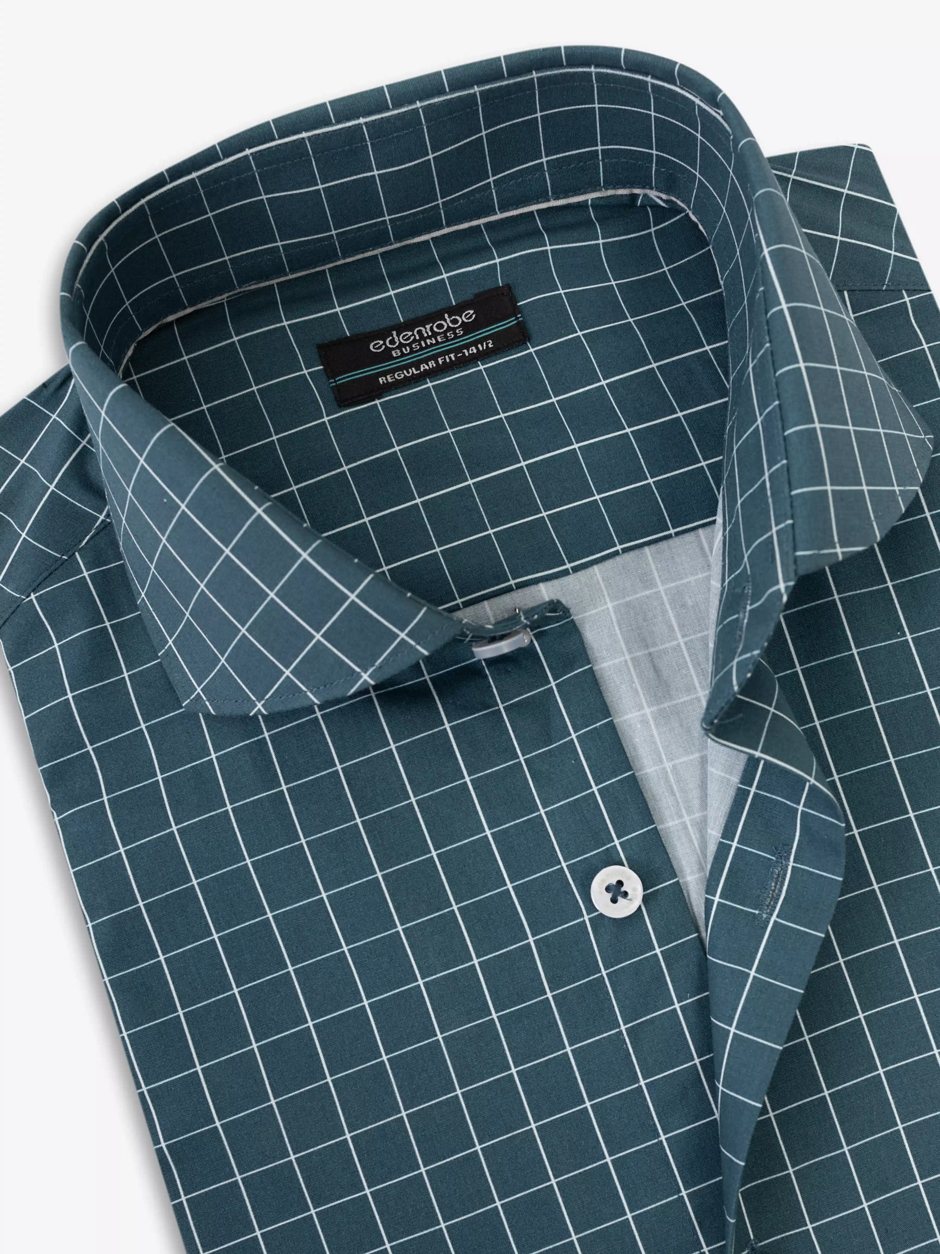 Men's Teal Green Shirt - EMTSB5-187 - Image 2