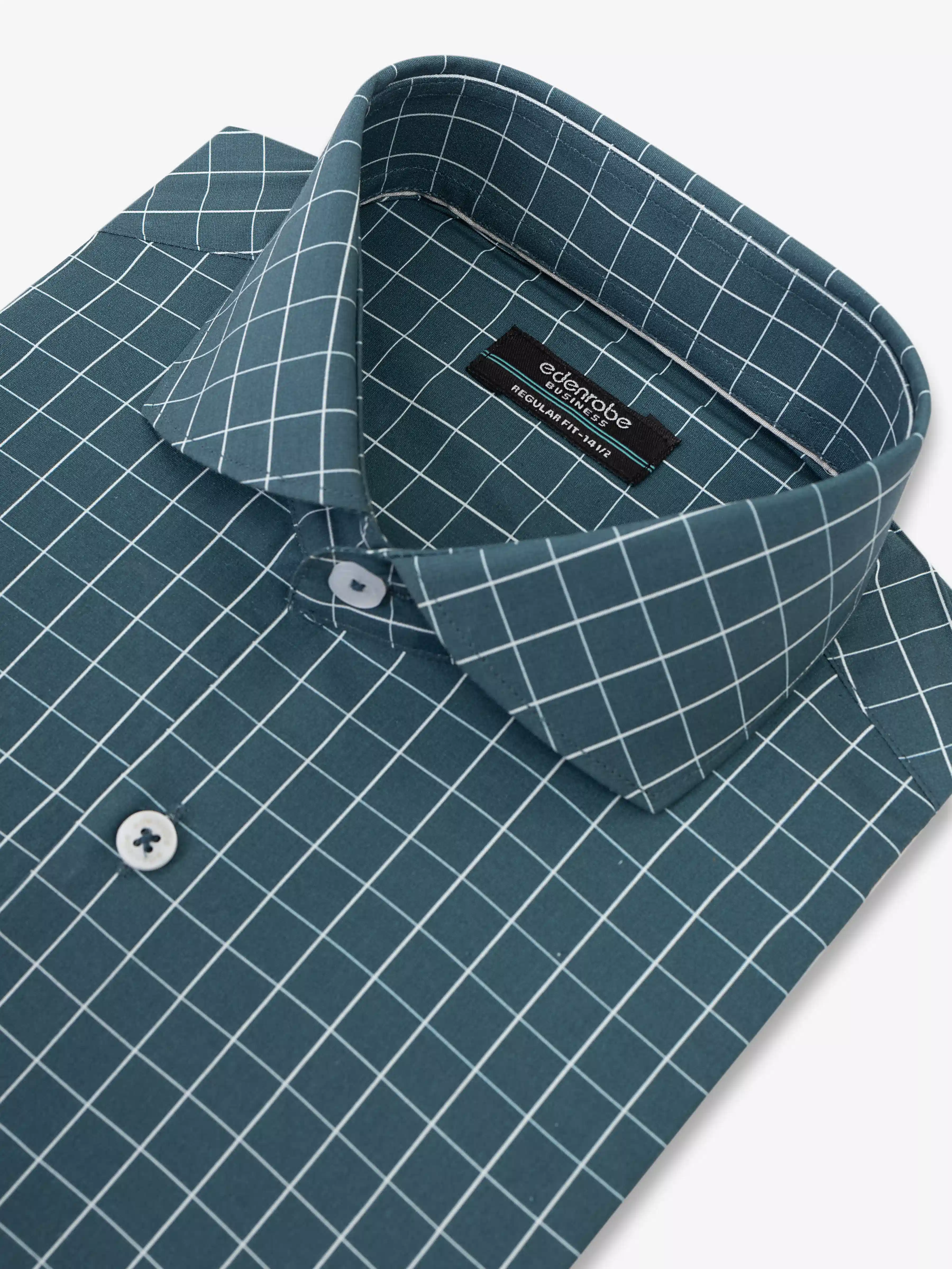 Men's Teal Green Shirt - EMTSB5-187 - Image 4