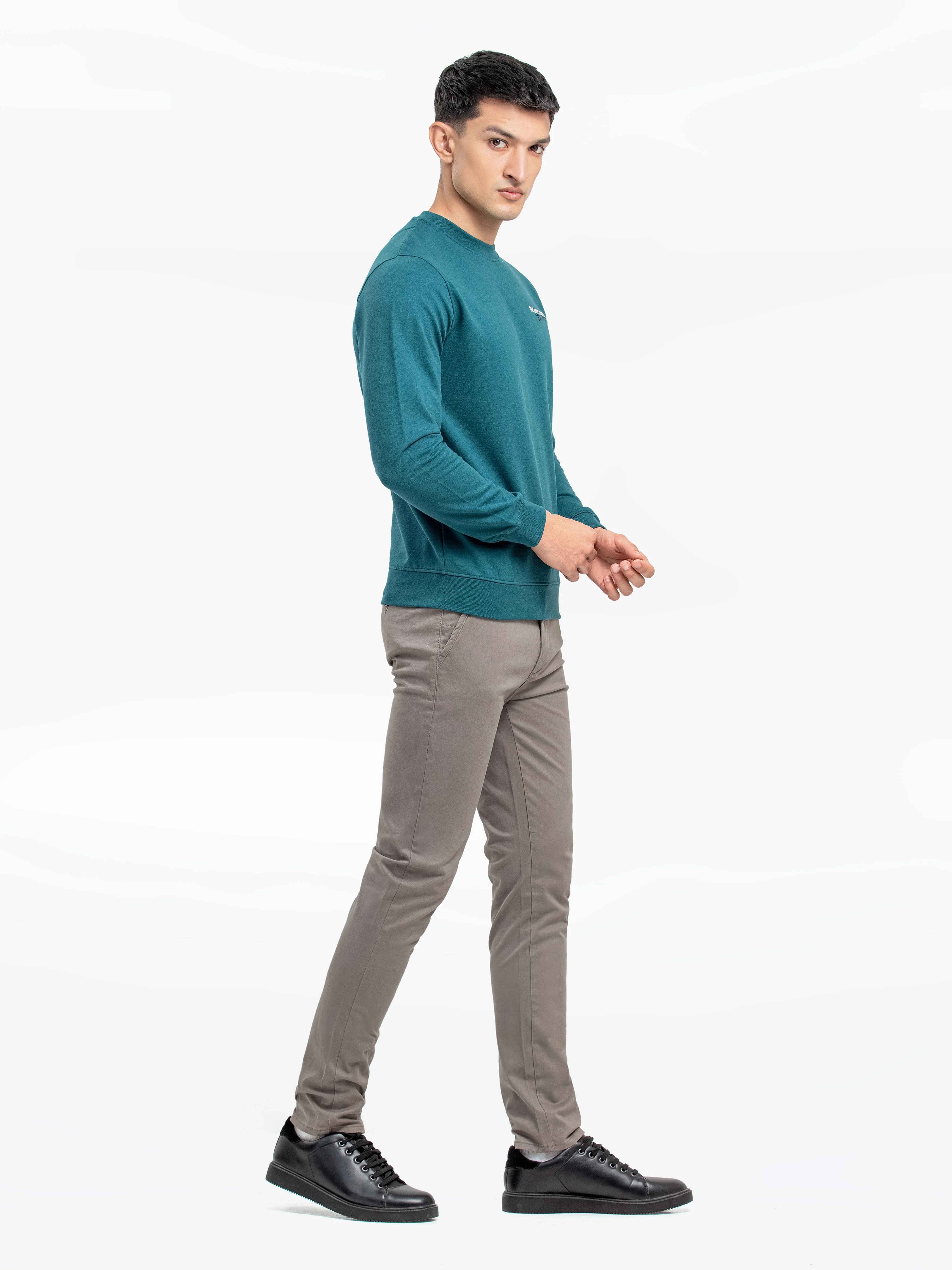 Men's Teal Green Sweatshirt - EMTSS24-003 - Image 4