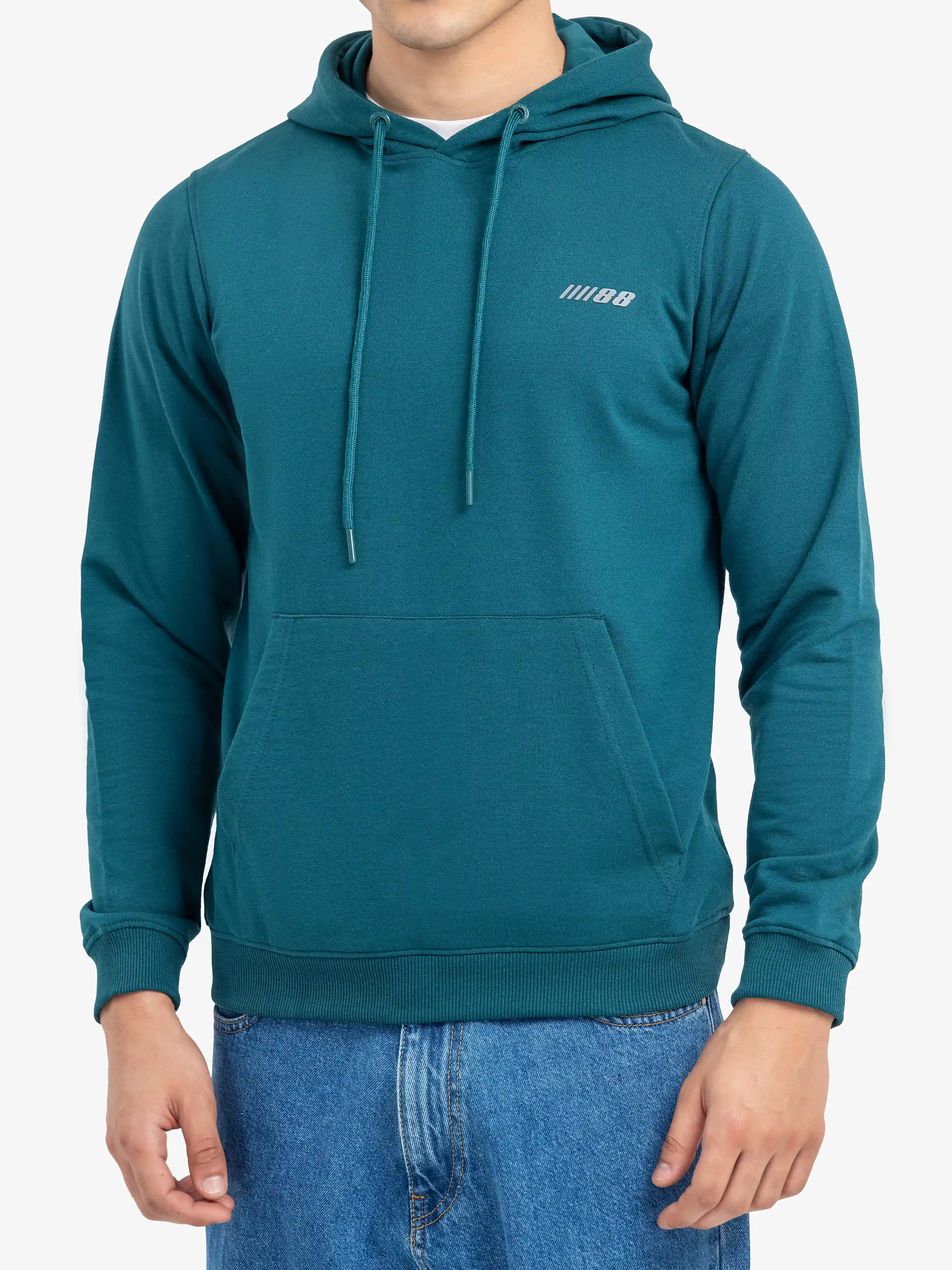 Men's Teal Hoodie - EMTH24-003 - Image 3