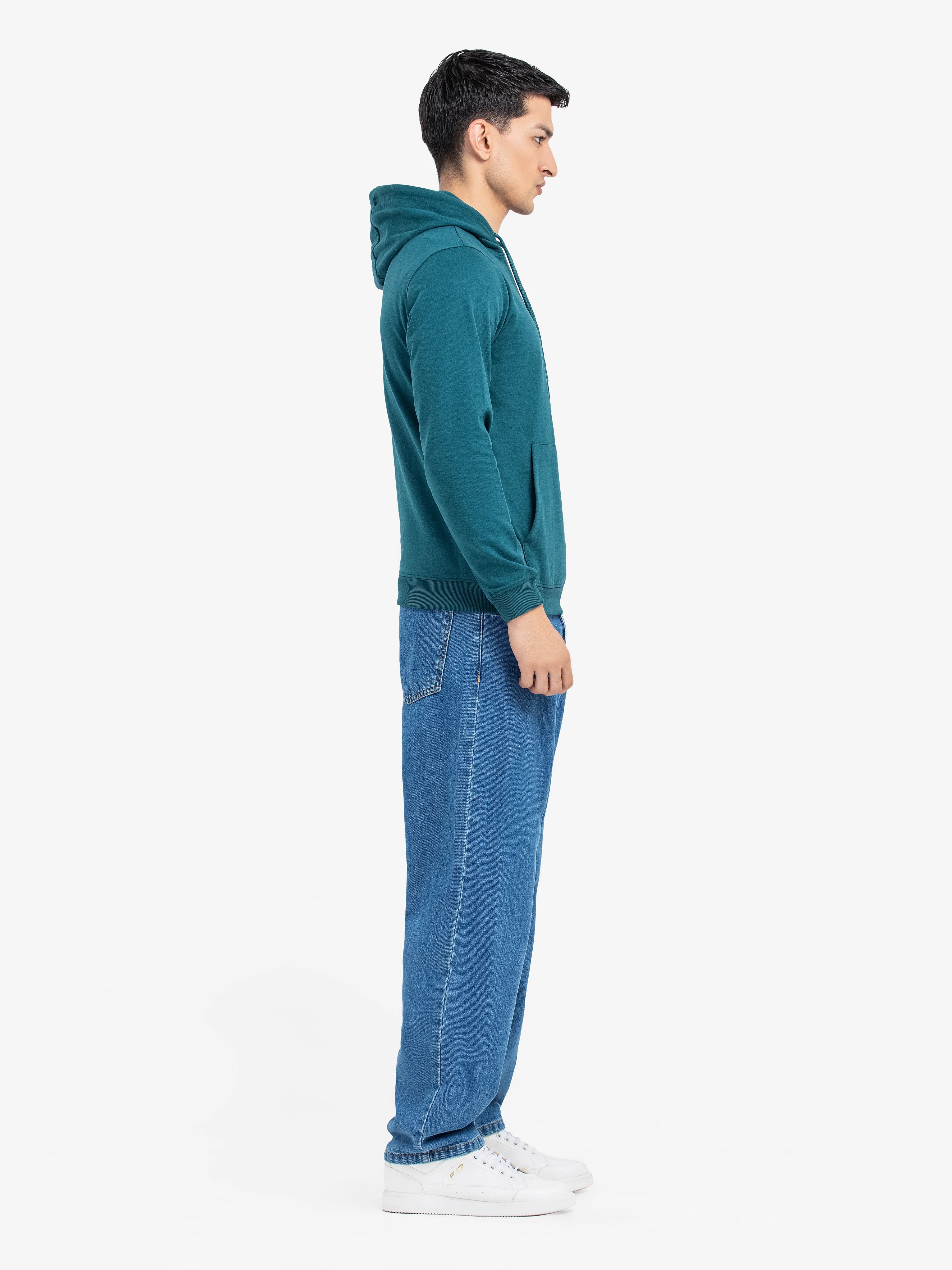 Men's Teal Hoodie - EMTH24-003 - Image 4