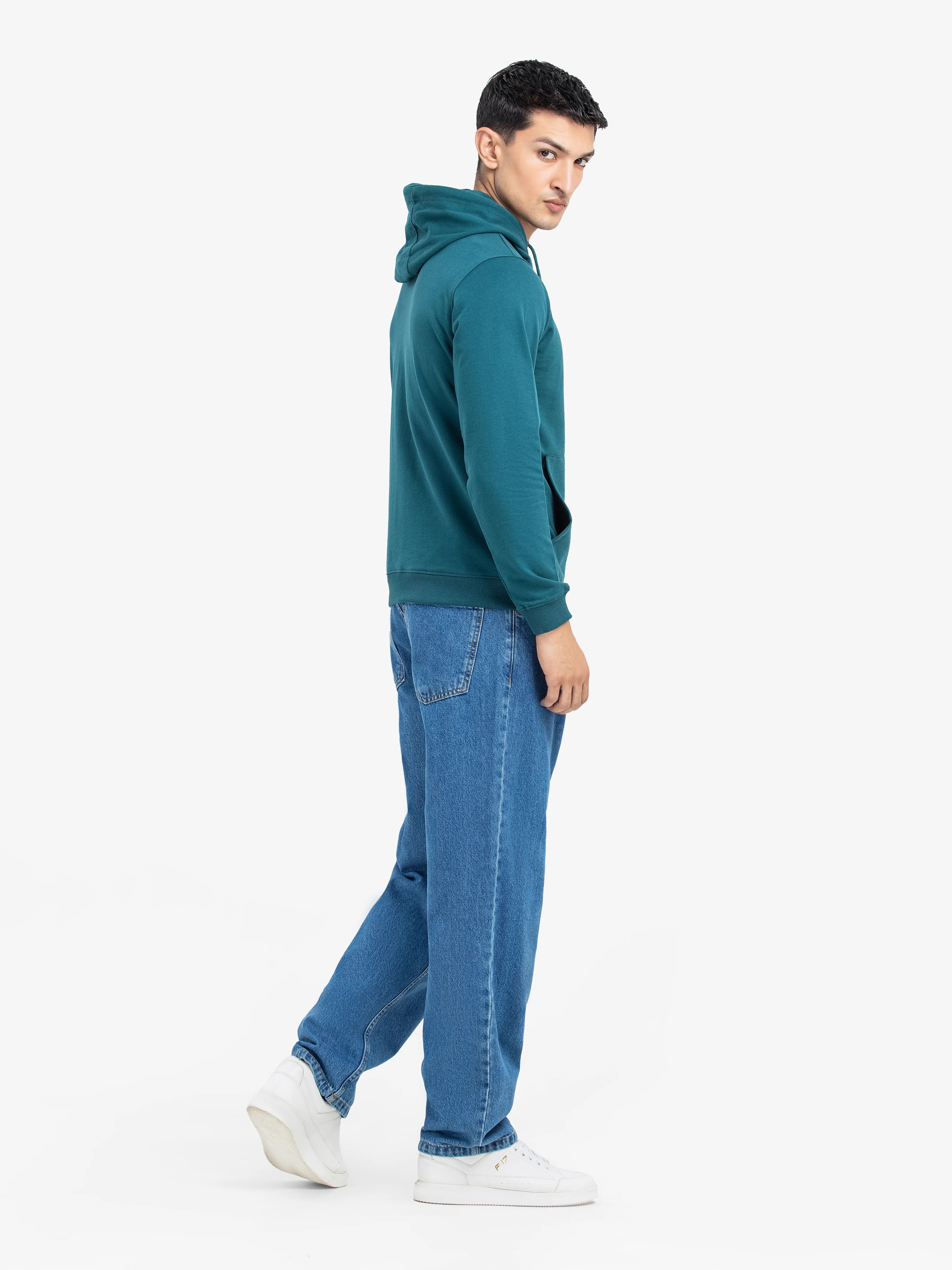 Men's Teal Hoodie - EMTH24-003 - Image 5