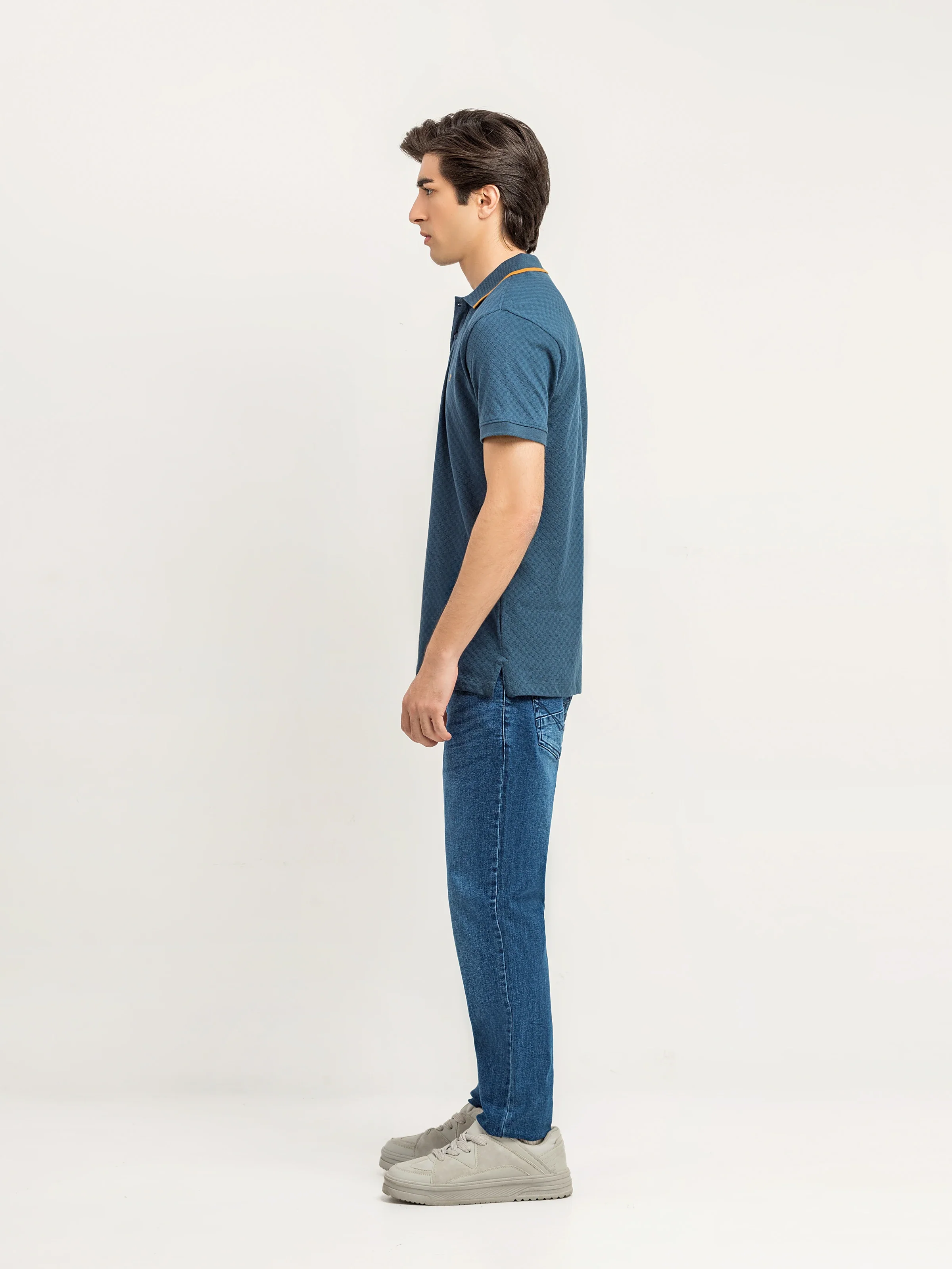 Men's Teal Polo Shirt - EMTPS6-088 - Image 4