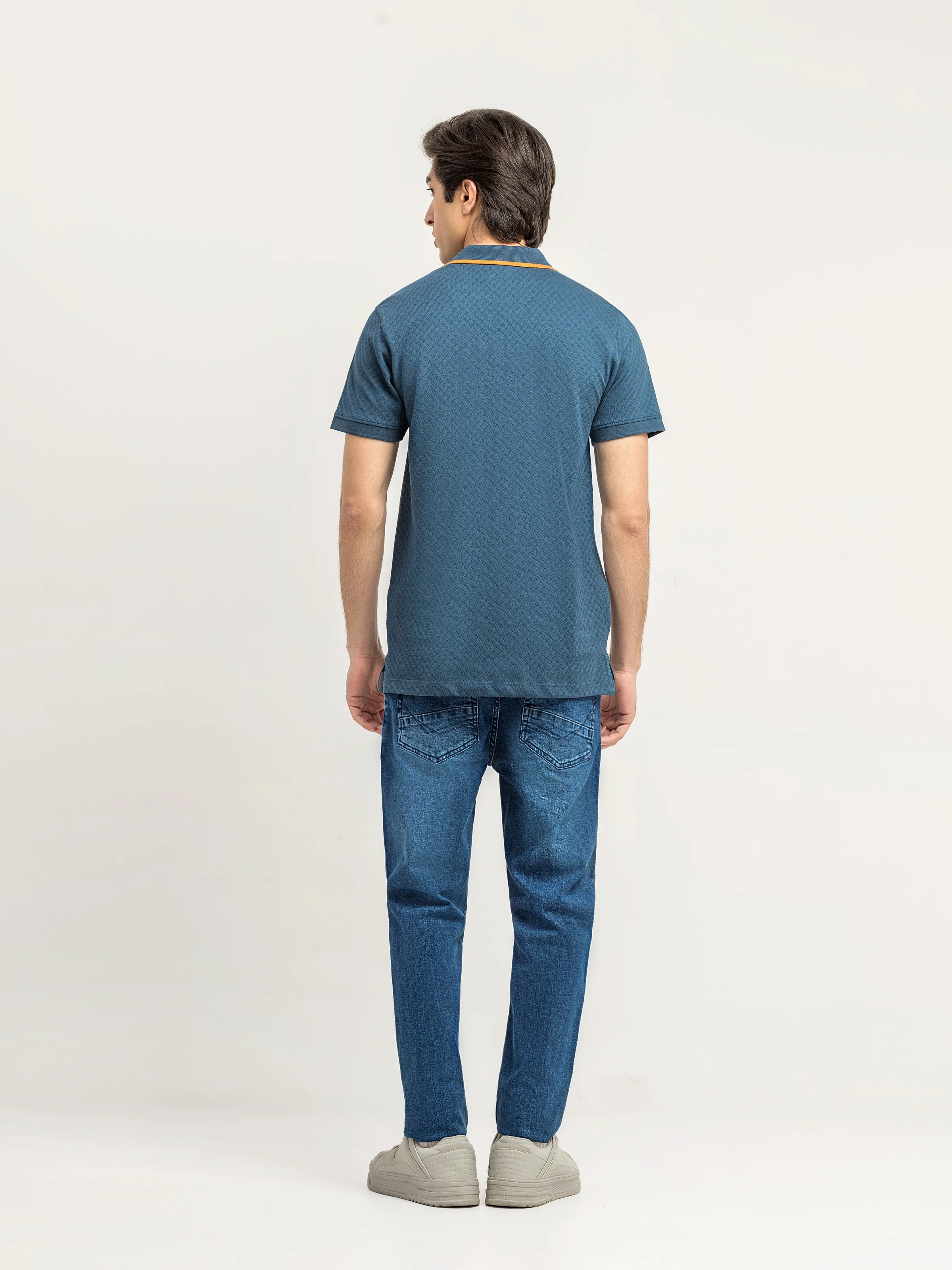 Men's Teal Polo Shirt - EMTPS6-088 - Image 5