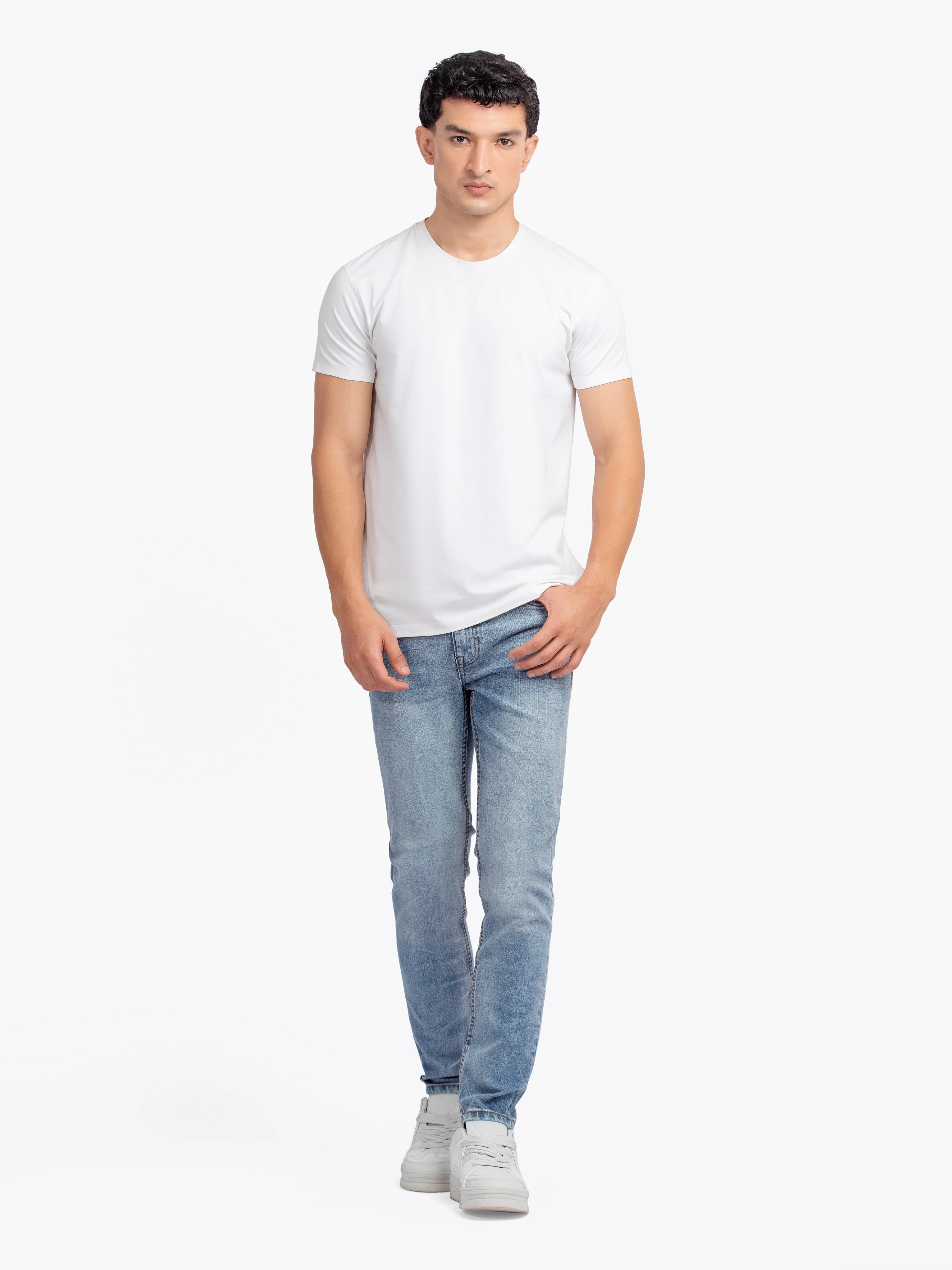 Men's Tint Blue Denim Pant - EMBPD24-010 - Image 2
