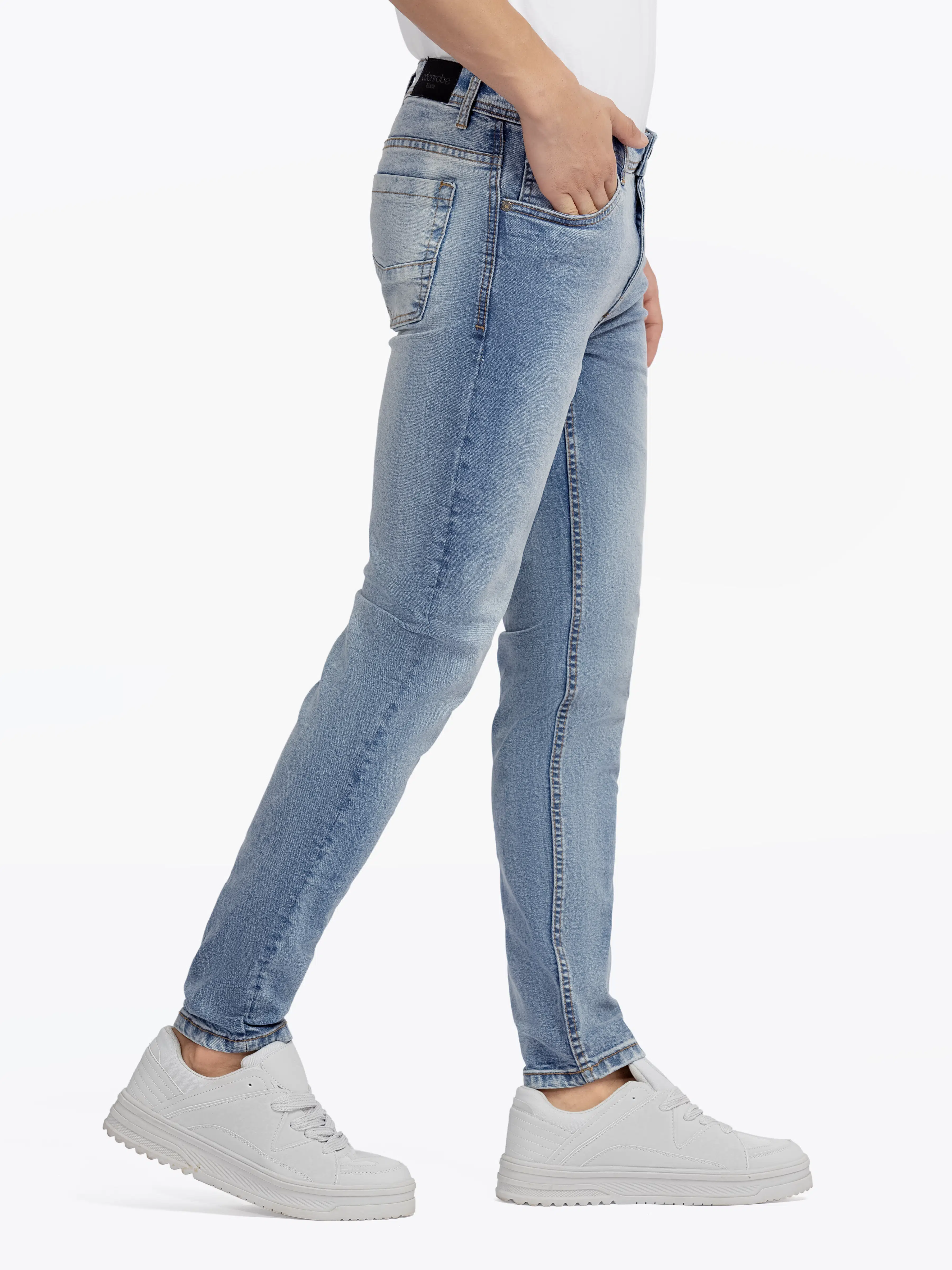 Men's Tint Blue Denim Pant - EMBPD24-010 - Image 5