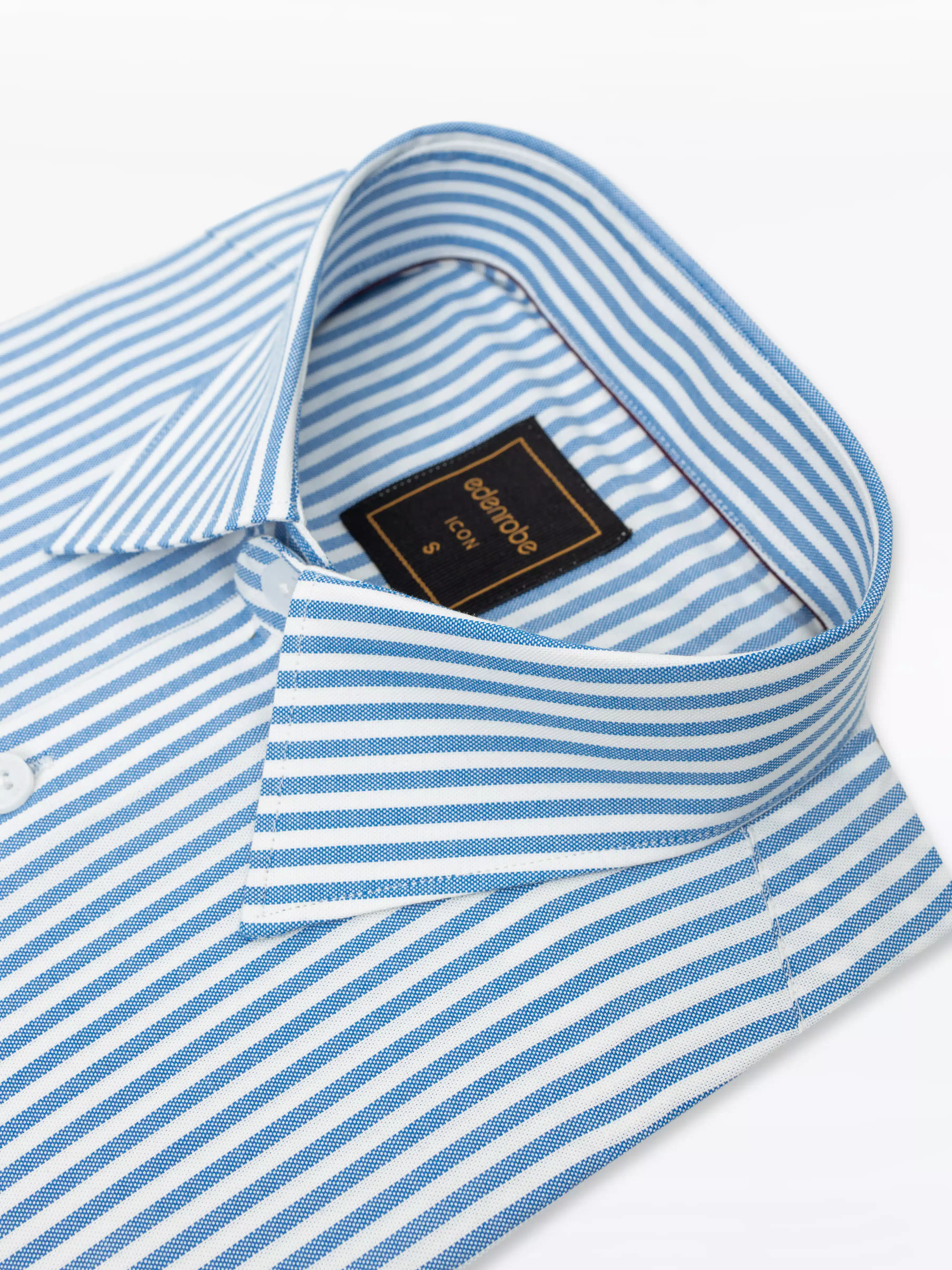 Men's White & Blue Shirt - EMTSI24-50724 - Image 3